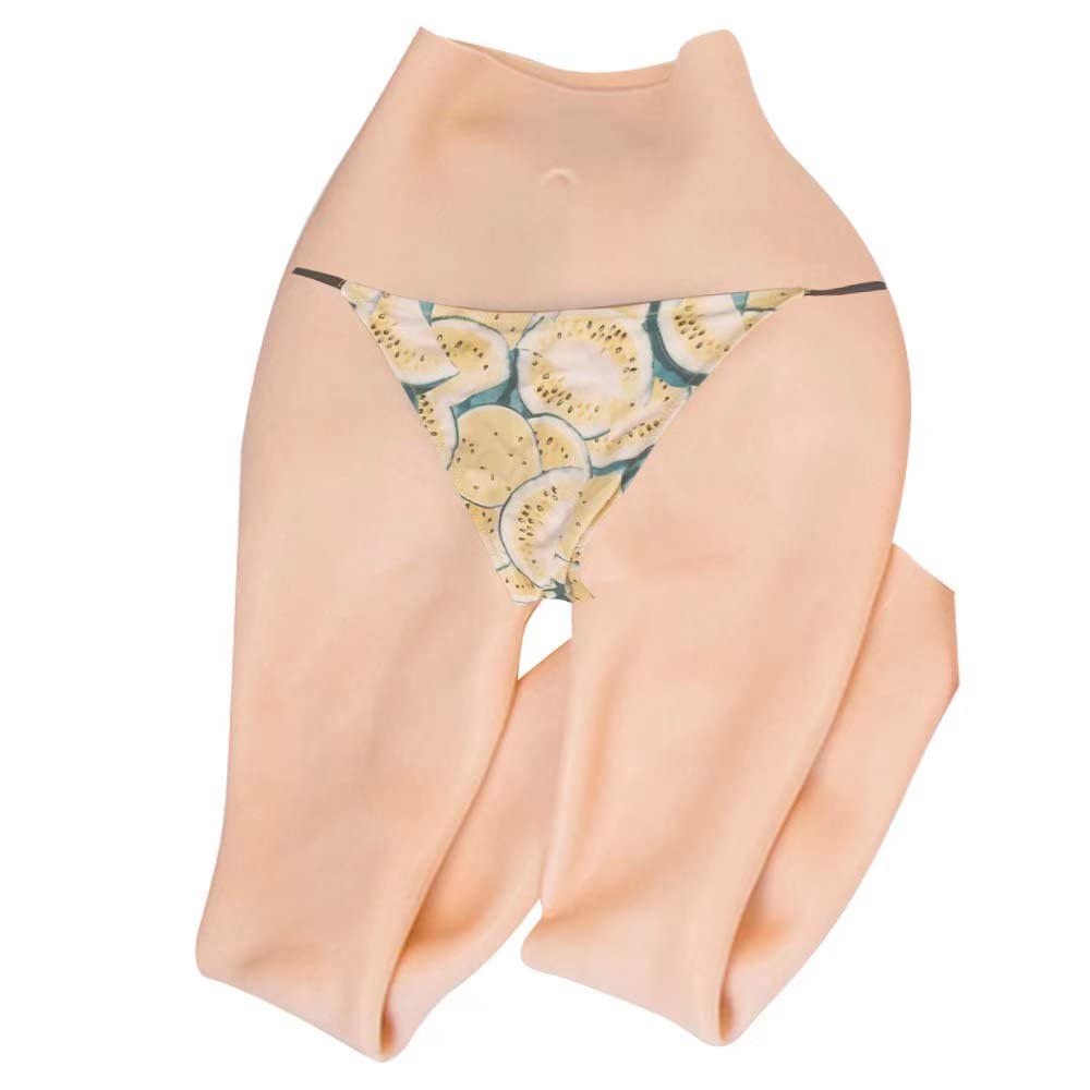 Realistic Silicone Fake Vagina Underwear - Crossdressing Hip Enhancer Pants for Cosplay & Transgender - Perfect for Roleplay, Halloween Costumes & Gender Expression