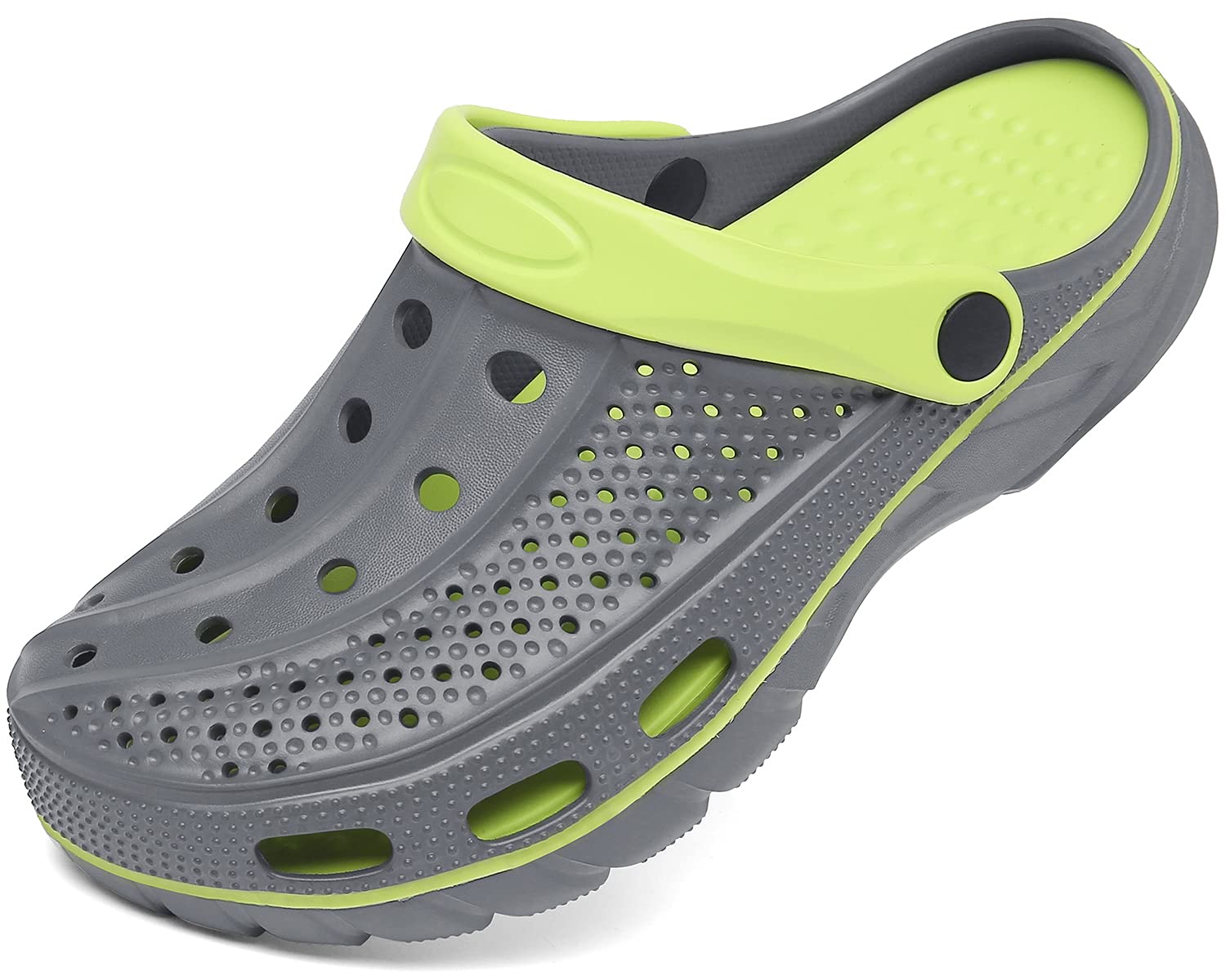 ChayChax Arch Support Clogs for Men & Women - Slip-On Garden Shoes with Removable Cushion Footbed - Perfect for Outdoor, Beach, and Casual Wear