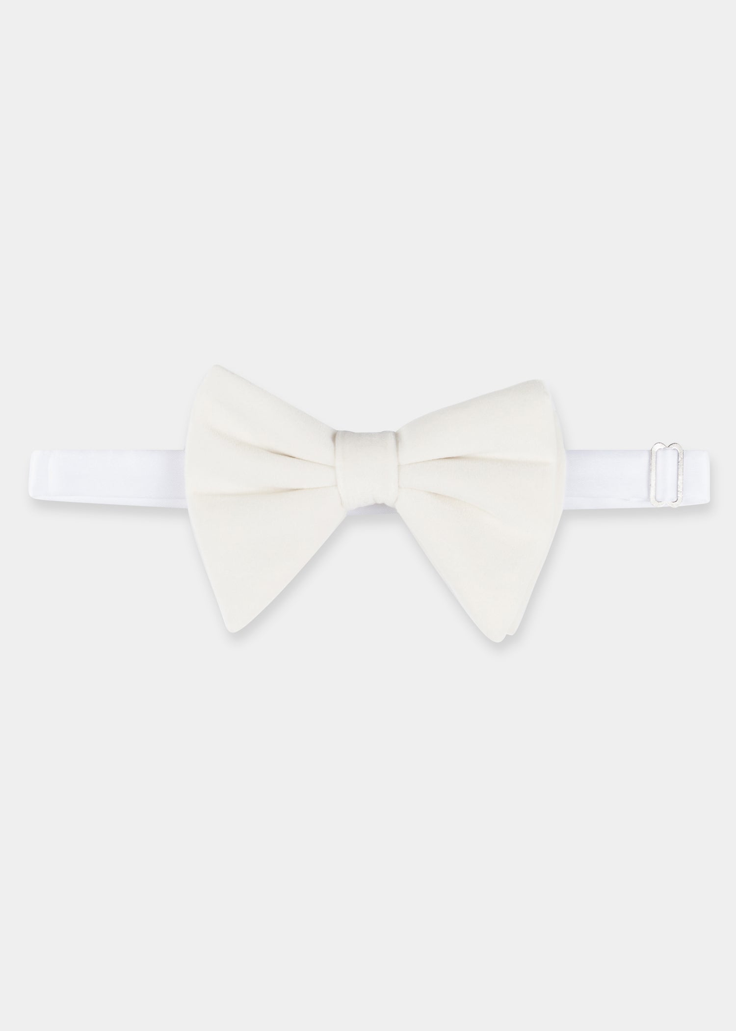 Elegant White Velvet Bow Tie for Men - Perfect for Weddings, Prom, Formal Events & Special Occasions