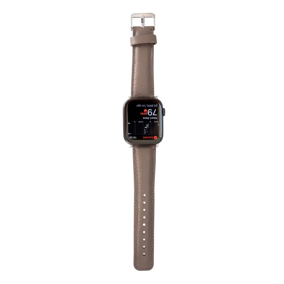 Premium Genuine Mink Leather Apple Watch Band - Soft Luxury Strap for Apple Watch Series 9/8/7/6/SE/5/4/3 - Perfect for Business, Formal Events & Everyday Wear
