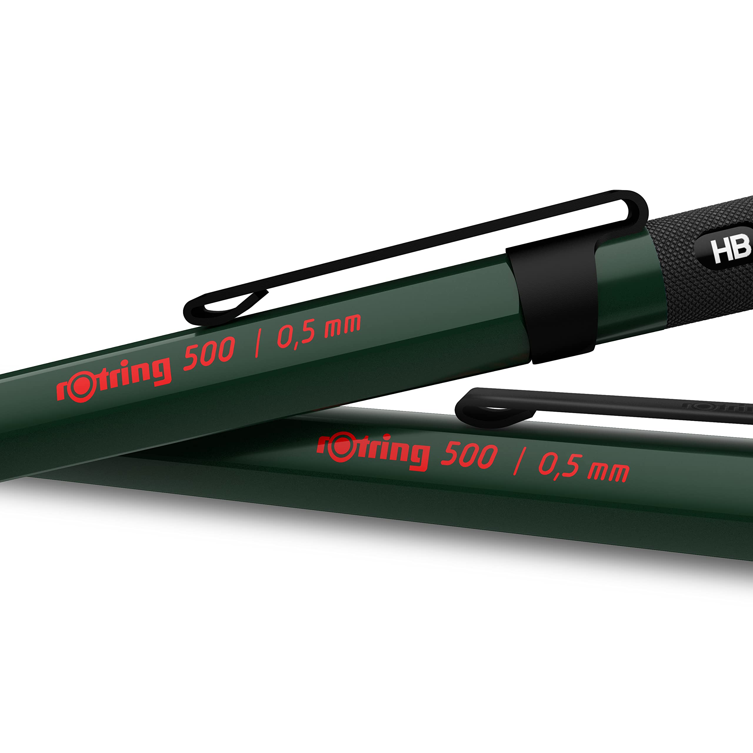 Rotring 500 Mechanical Pencil - 0.5mm Drafting Pencil with Green Barrel for Architects, Engineers & Artists | Precision Drawing & Technical Sketching Tool
