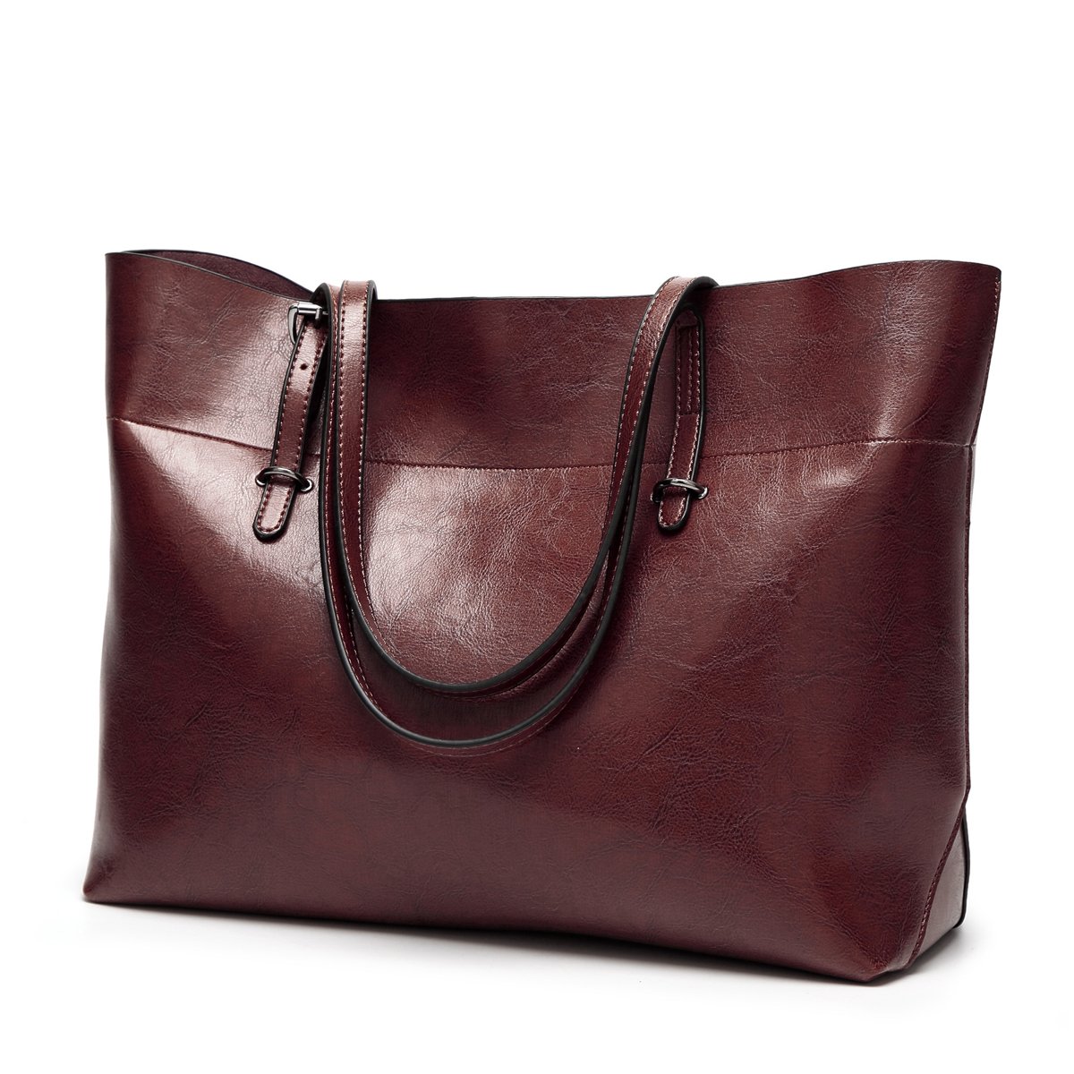 Stylish Women's PU Leather Shoulder Bag - Large Capacity Tote Purse for Work, Travel & Everyday Use | Durable Office Handbag with Multiple Pockets | Perfect for Commuting, Shopping & Business Meetings