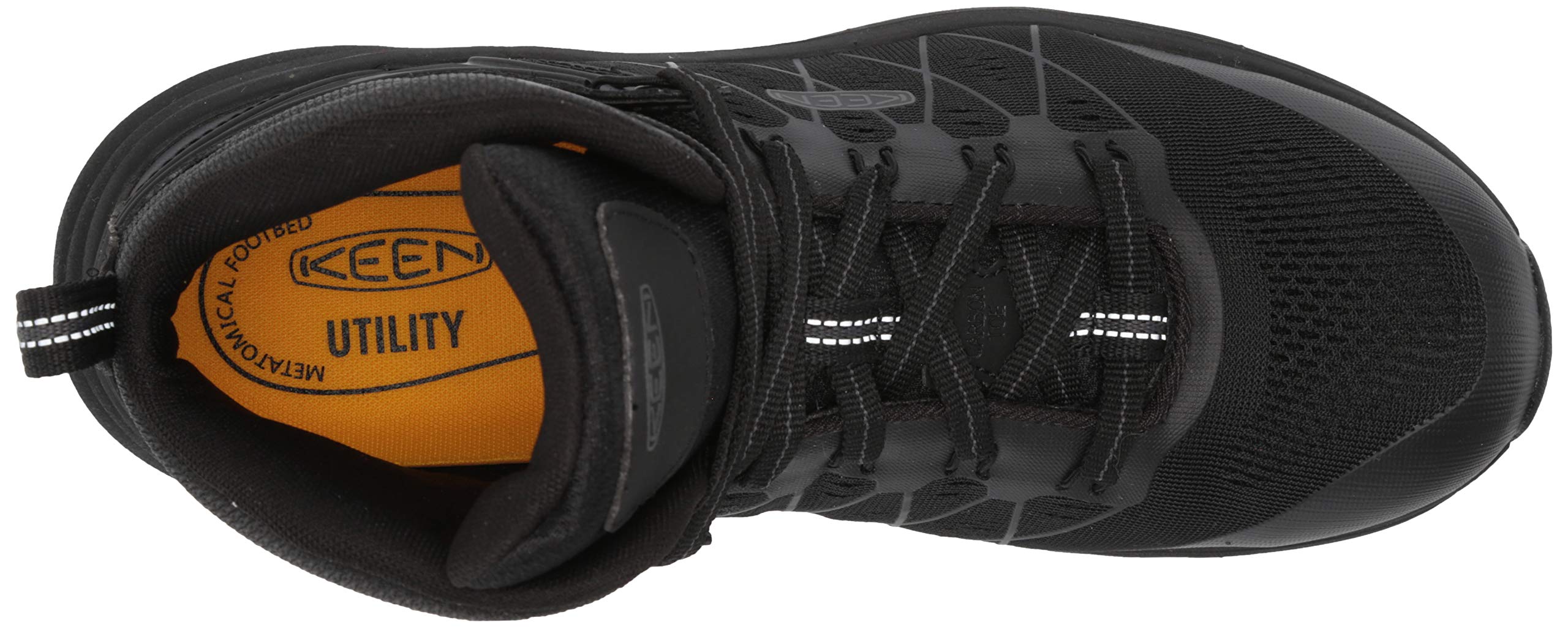 **KEEN Utility Men's Vista Energy Mid Height Composite Toe Work Boot - Durable & Comfortable Safety Shoes for Construction, Hiking & Outdoor Work**