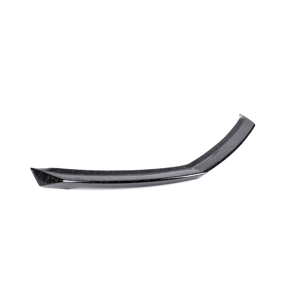 IKON MOTORSPORTS Forged Carbon Fiber Trunk Spoiler for 2016-2019 Cadillac ATS-V | V-Style Rear Wing Lip | Deck Lid & Roof Trim | Enhances Aerodynamics & Sporty Look for Street Racing & Car Shows