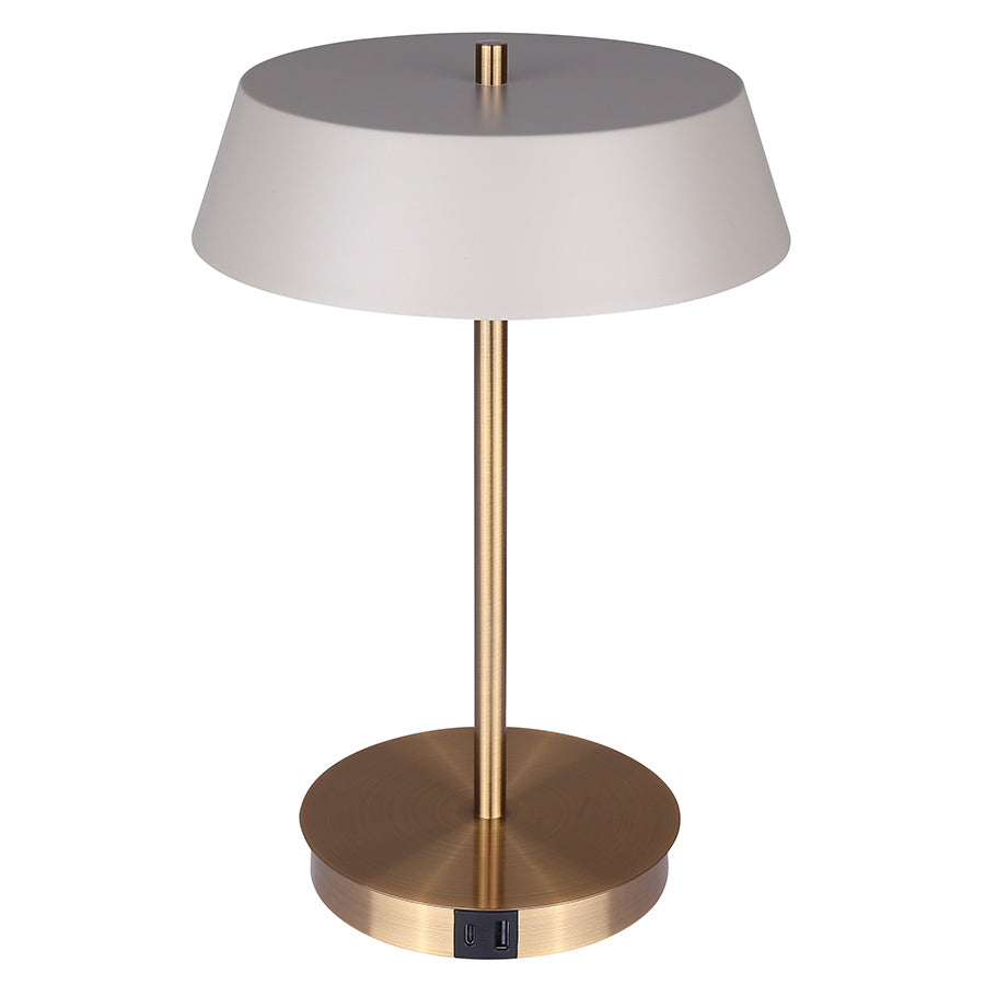 Modern Jessa Table Lamp - Adjustable Brightness, USB Charging Port, Bedside & Office Lighting for Home Decor