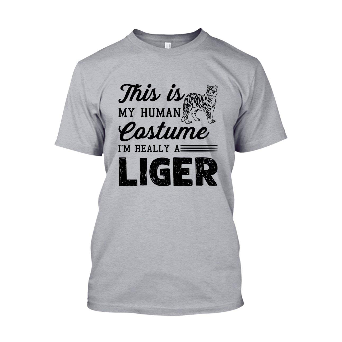 Red Liger Graphic Cotton Short Sleeve T-Shirts for Men - Comfortable Casual Tees for Anime Fans, Gaming Enthusiasts and Cosplay Events