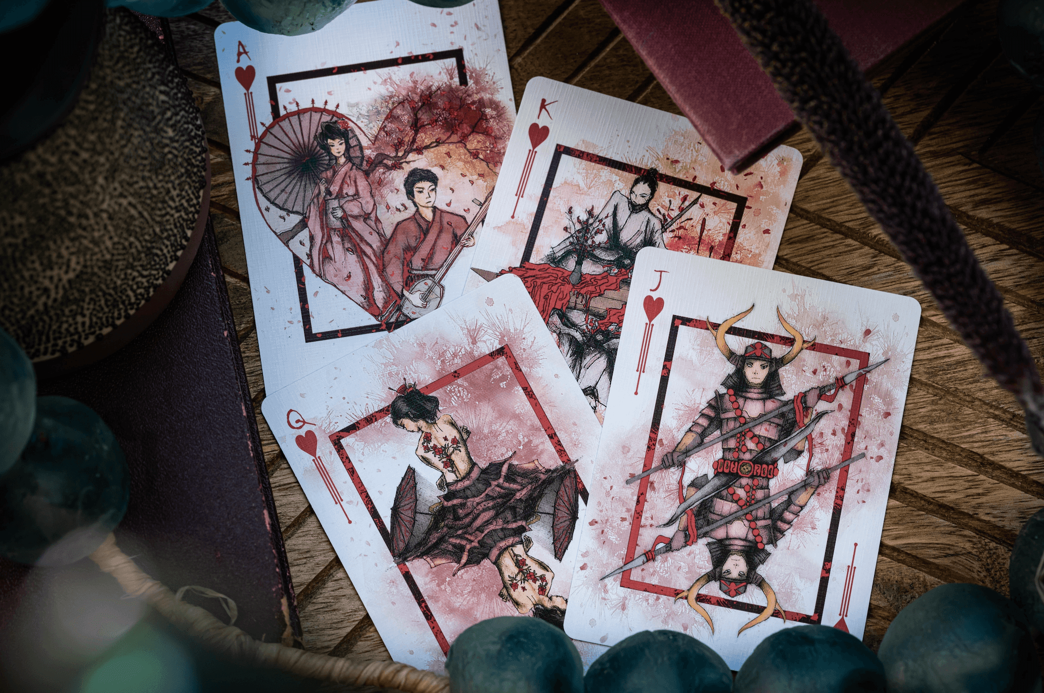Shogun Playing Cards Edo Edition - Premium Japanese-Themed Deck for Card Games, Magic Tricks & Collectors | Perfect for Poker, Blackjack & Gift Giving