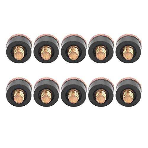 10 Pcs 11mm Screw-On Pool Cue Tips - Premium Billiard Replacement Parts for Snooker & 8-Ball Games - Perfect for Home Bars, Game Rooms & Professional Tournaments