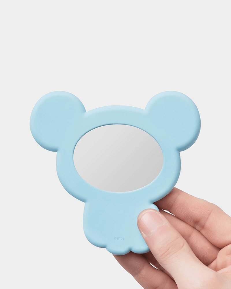 BT21 KOYA Mini Hand Mirror - Compact & Cute Portable Mirror for Makeup, Travel, and Purse - Perfect Gift for BTS Fans & K-Pop Lovers