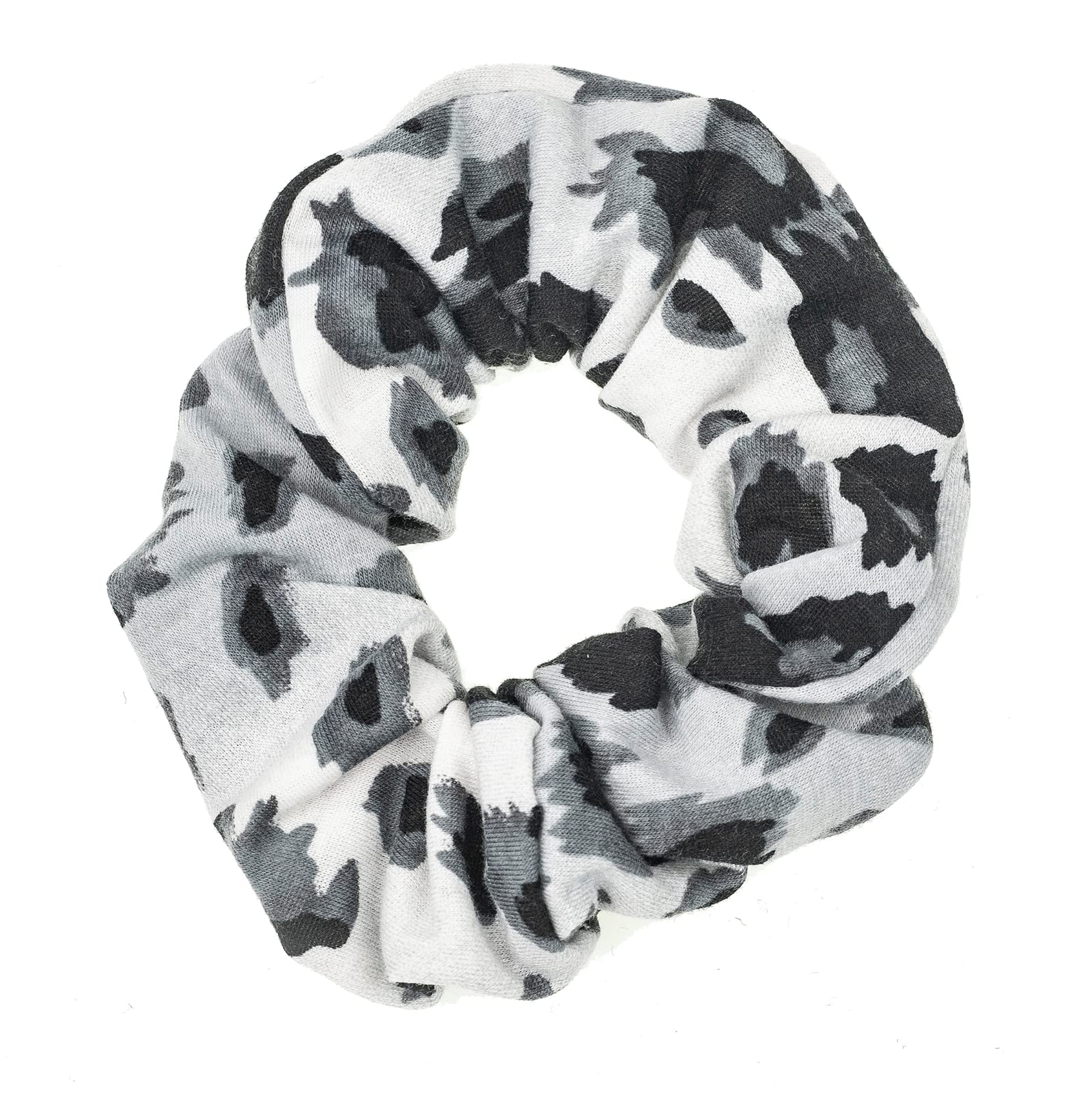 Leopard Print Scrunchies for Hair - 6PCS Bandana Scrunchy Hair Ties & Hair Bands for Women | Soft & Stylish Hair Accessories for Everyday Wear, Workouts, and Fashion Looks