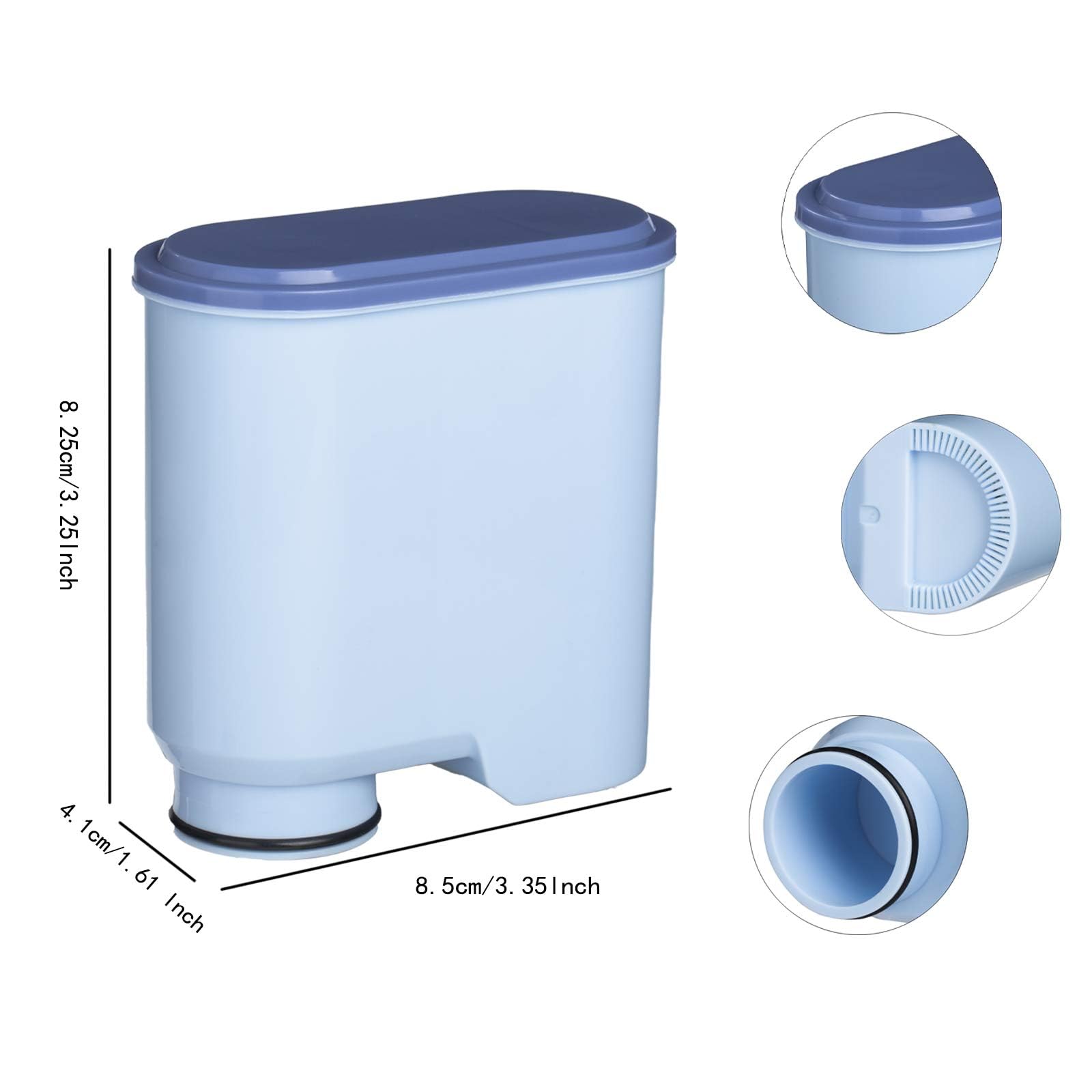 Philips AquaClean CA6903 Water Filter Compatible with Fully Automatic Coffee Machines - Anti-Lime Scale, Pack of 2 | Perfect for Home & Office Coffee Brewing