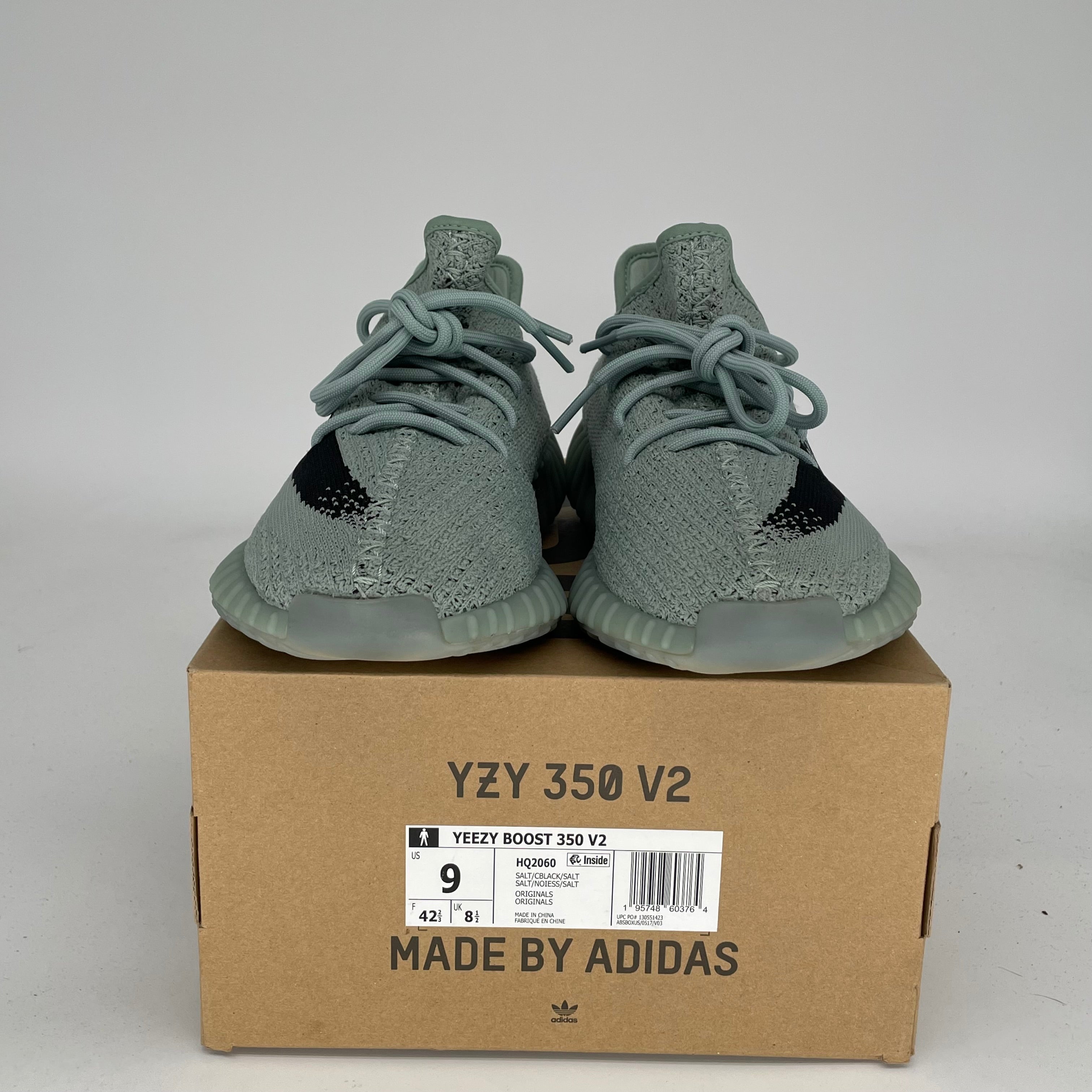 Adidas Yeezy Boost 350 V2 Salt - Men's Running Shoes Size 9 | HQ2060 | Comfortable Sneakers for Casual Wear, Gym & Street Fashion