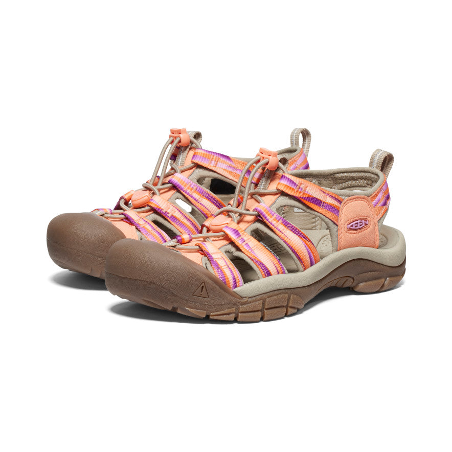 Women's Newport H2 Sandals in Papaya Punch/Prism - Comfortable Water Shoes for Beach, Pool & Outdoor Activities