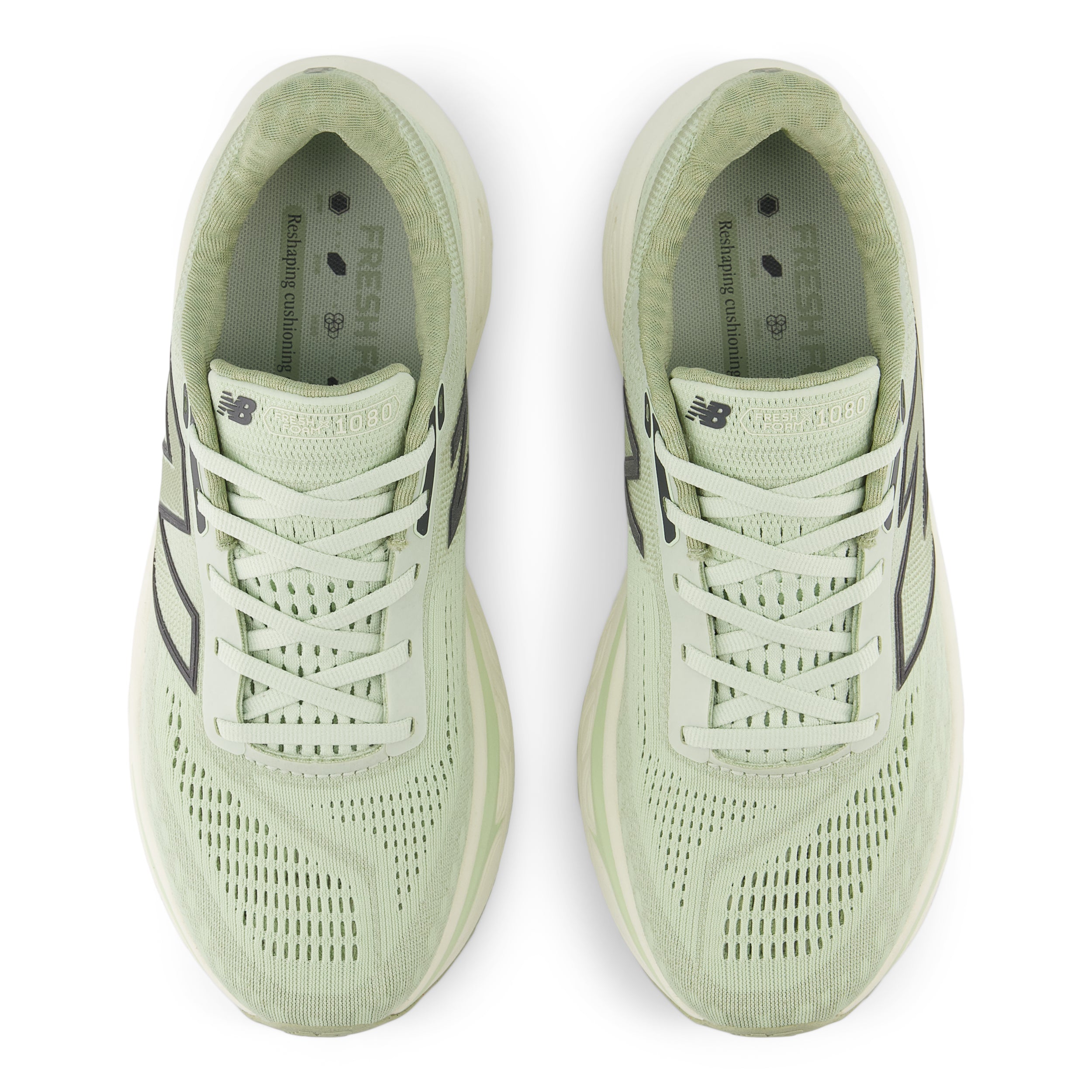 New Balance Women's Fresh Foam X 1080 v14 Running Shoes - Lightweight Cushioned Sneakers for Women in Natural Mint/Magnet/Olivine | Perfect for Jogging, Gym Workouts & Everyday Comfort
