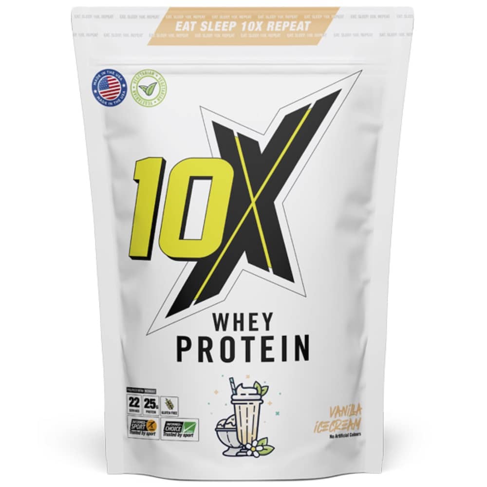 10X Athletic Whey Protein Powder - 700g High Protein Supplement for Muscle Growth & Recovery - Ideal for Gym Workouts, Bodybuilding & Post-Exercise Recovery