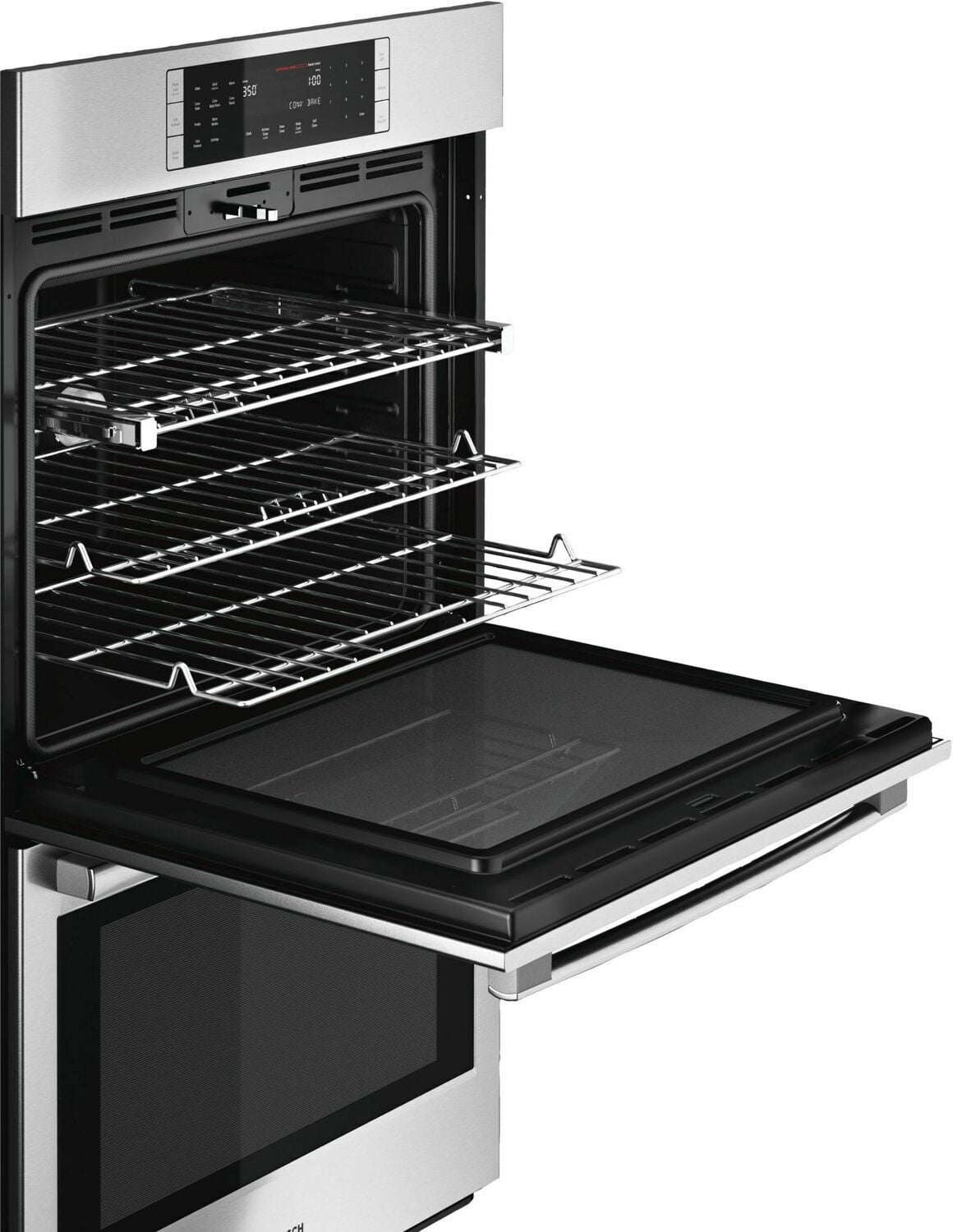Bosch HBL8651UC 800 Series 30-Inch Stainless Steel Double Wall Oven with European Convection & Thermal Bake Technology, Touch Control - Perfect for Baking, Roasting & Entertaining in Modern Kitchens