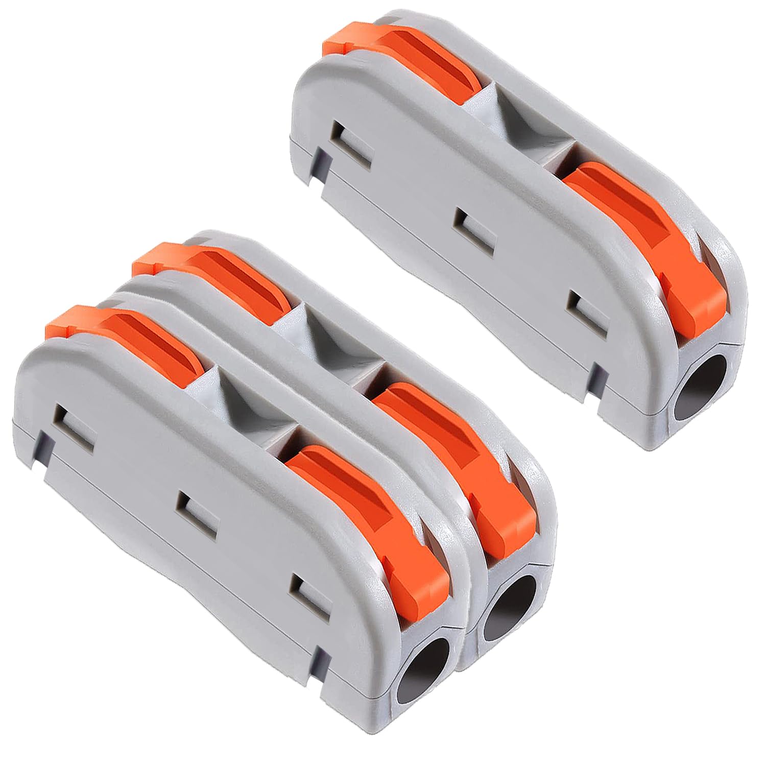 50 Pcs Compact Wire Connector Nuts for 28-12 AWG - 1 Conductor Electrical Splicing Connectors for Circuit Wiring | DIY Home Electrical Projects, Automotive Repairs & Appliance Maintenance