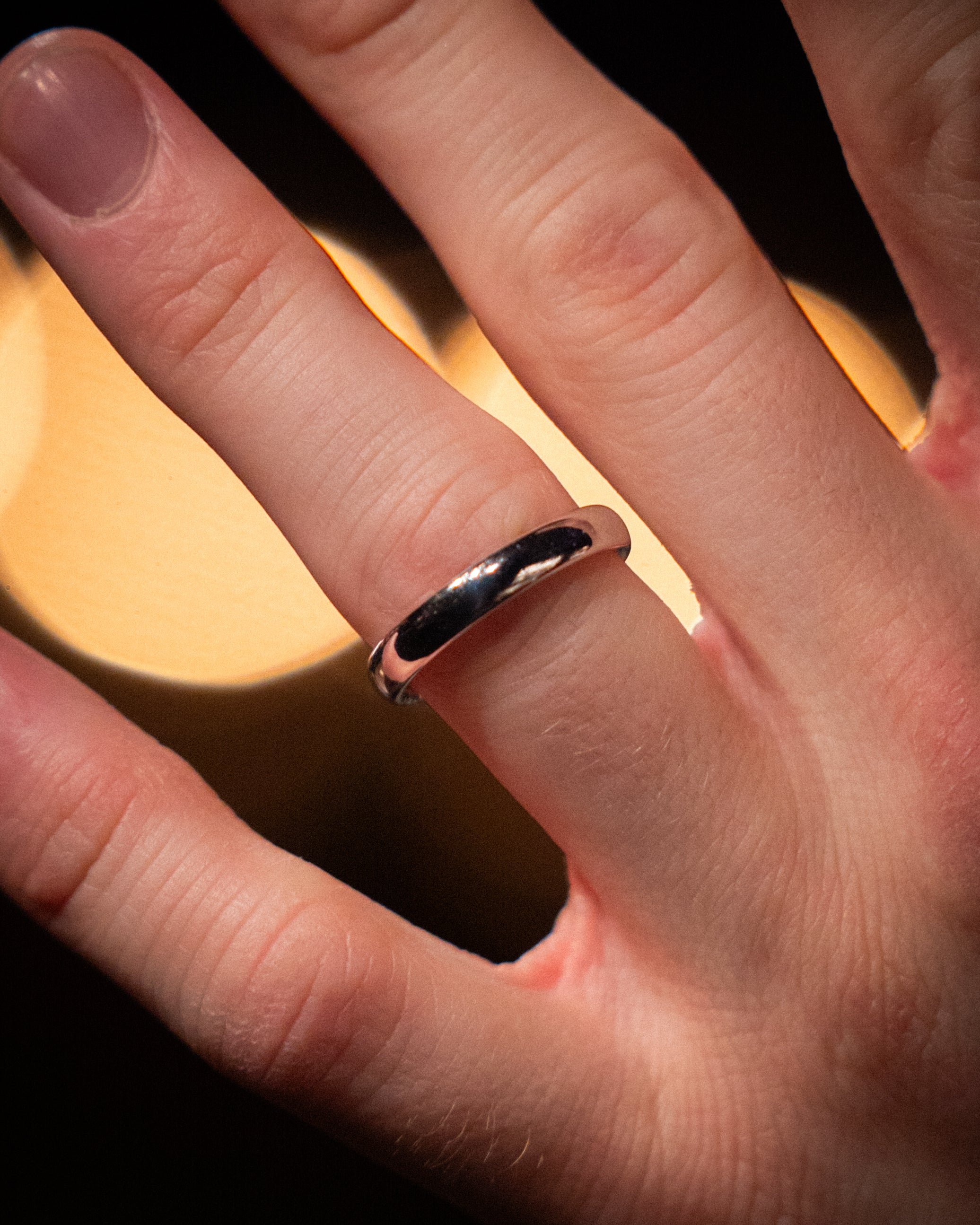 Himber Silver Band Ring for Women - Elegant Stackable Minimalist Jewelry for Everyday Wear, Gifts & Special Occasions