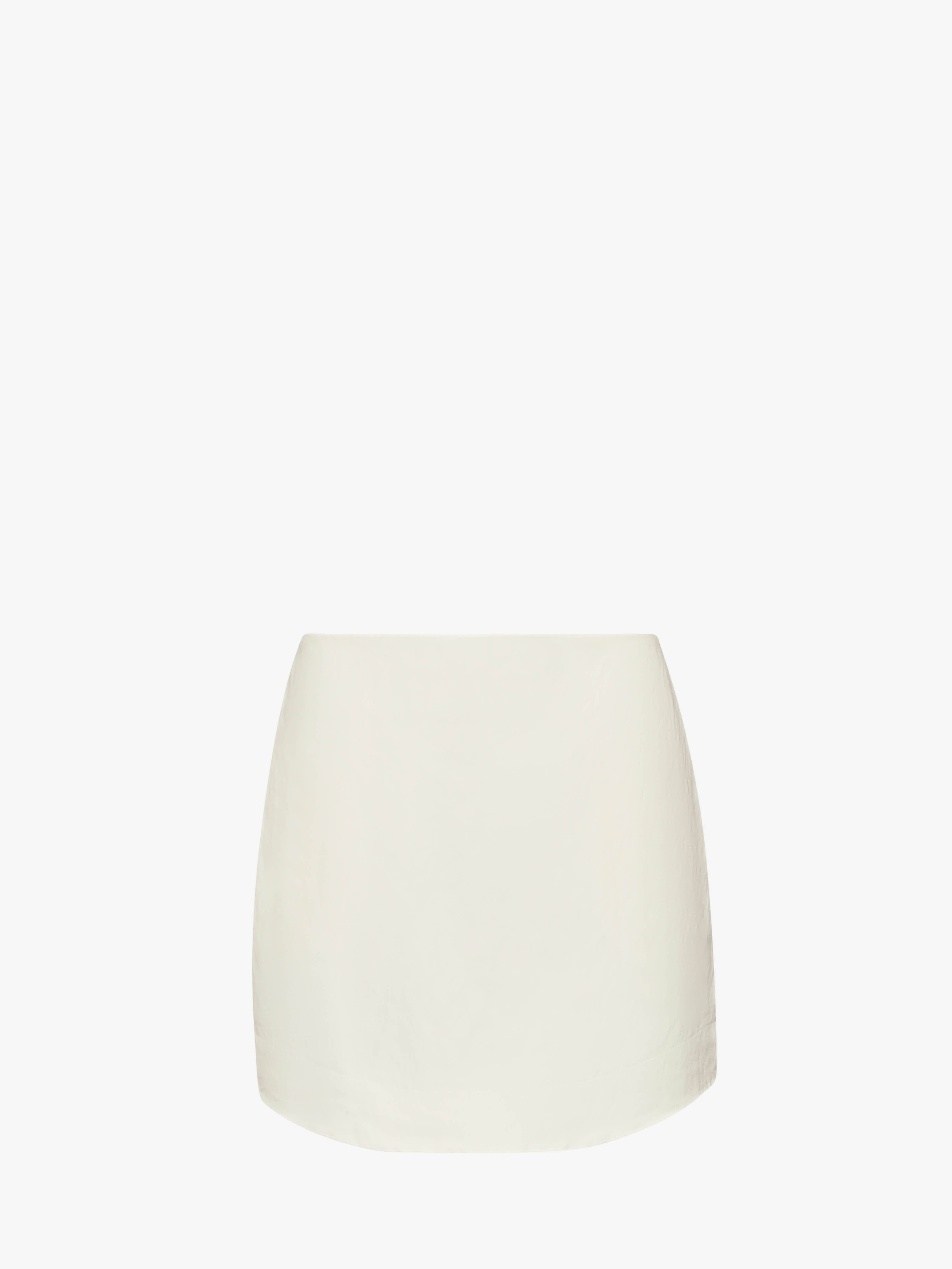 Stylish CL Curved Hem Mini Skirt in Lime Green - Trendy A-Line Skirt for Women | Perfect for Casual Outings, Parties & Summer Fashion | SK0185PG1690