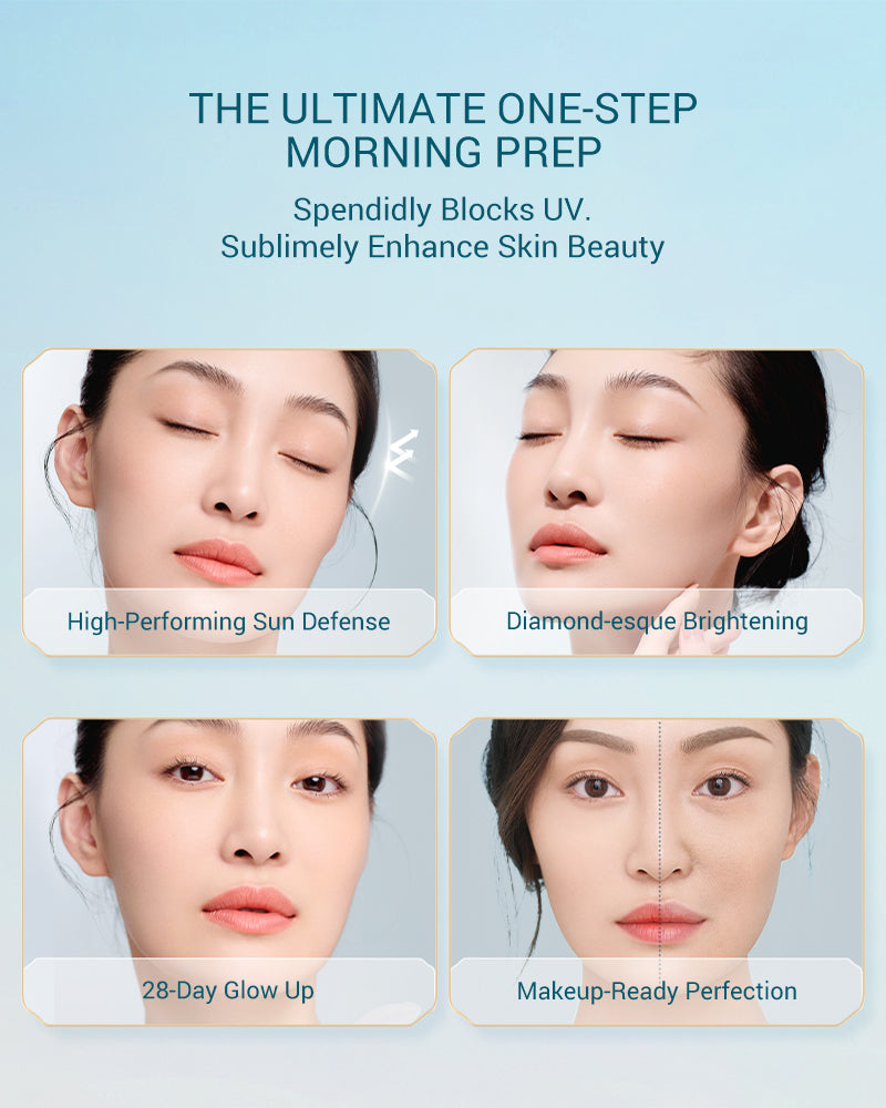 Yurong Light Veil Smooth Sunscreen SPF50 PA++++ - Refillable Face Sunblock for Daily UV Protection - Perfect for Outdoor Activities & Beach Days