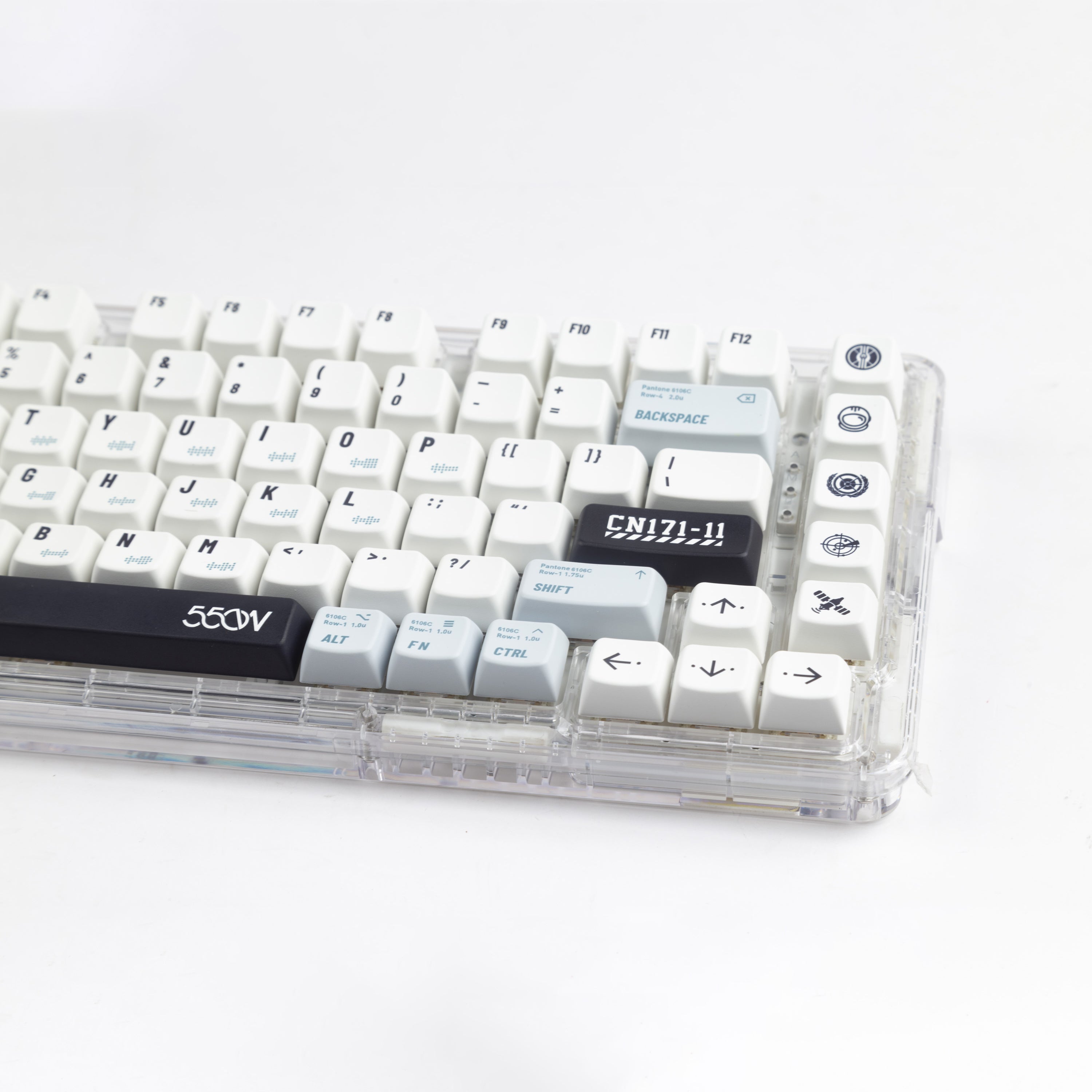 YUNZII Wandering Keycap Set - 129 Keys Custom Mechanical Keyboard Keycaps for Gaming & Typing - Perfect for PC, Mac, Laptop & Office Use