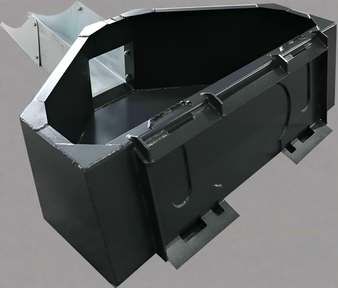 60 Capacity Skid Steer Concrete Hopper Bucket - Heavy Duty 27MP1220 for Efficient Concrete Pouring & Construction Projects | Perfect for Driveway Repairs, Foundation Work & Landscaping Projects
