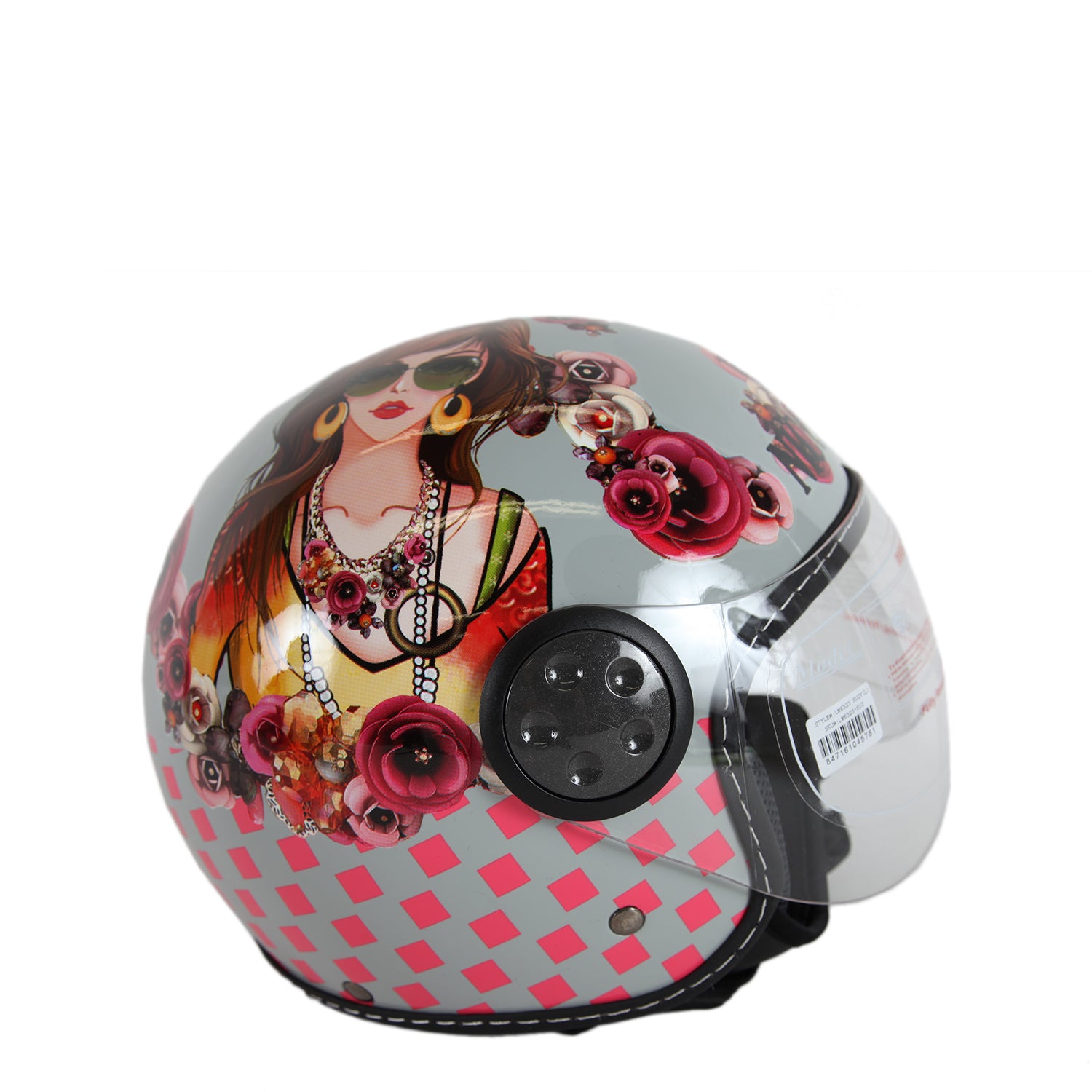Open Face Helmet - Lightweight Motorcycle Helmet for Men & Women - DOT Approved for Safety - Perfect for Cruiser, Scooter & Street Bike Riding