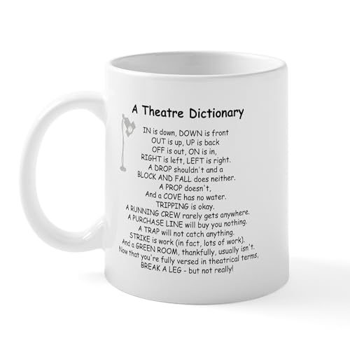 White - A Theatre Dictionary Mug