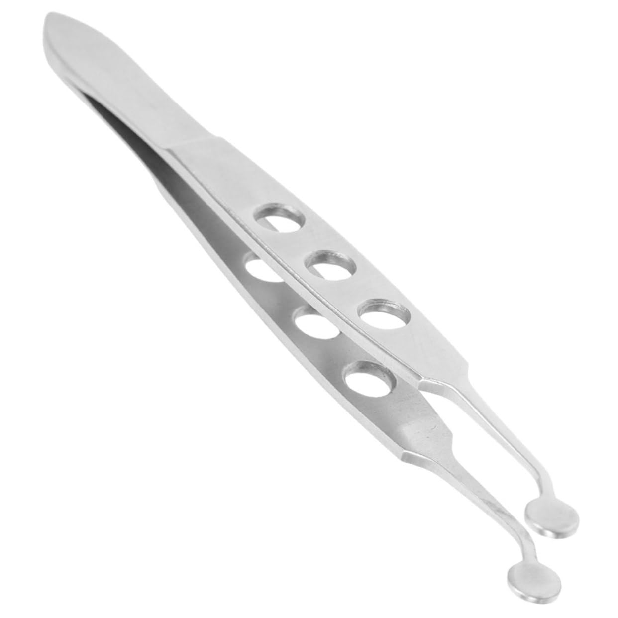 Professional Eyebrow Tweezers for Hair Removal & Eyelash Extensions - Stainless Steel Precision Tweezers for Eyebrow Shaping, Fake Eyelash Application, and Eyelid Massage - Essential Lash Extension Tools for Salon & Home Use