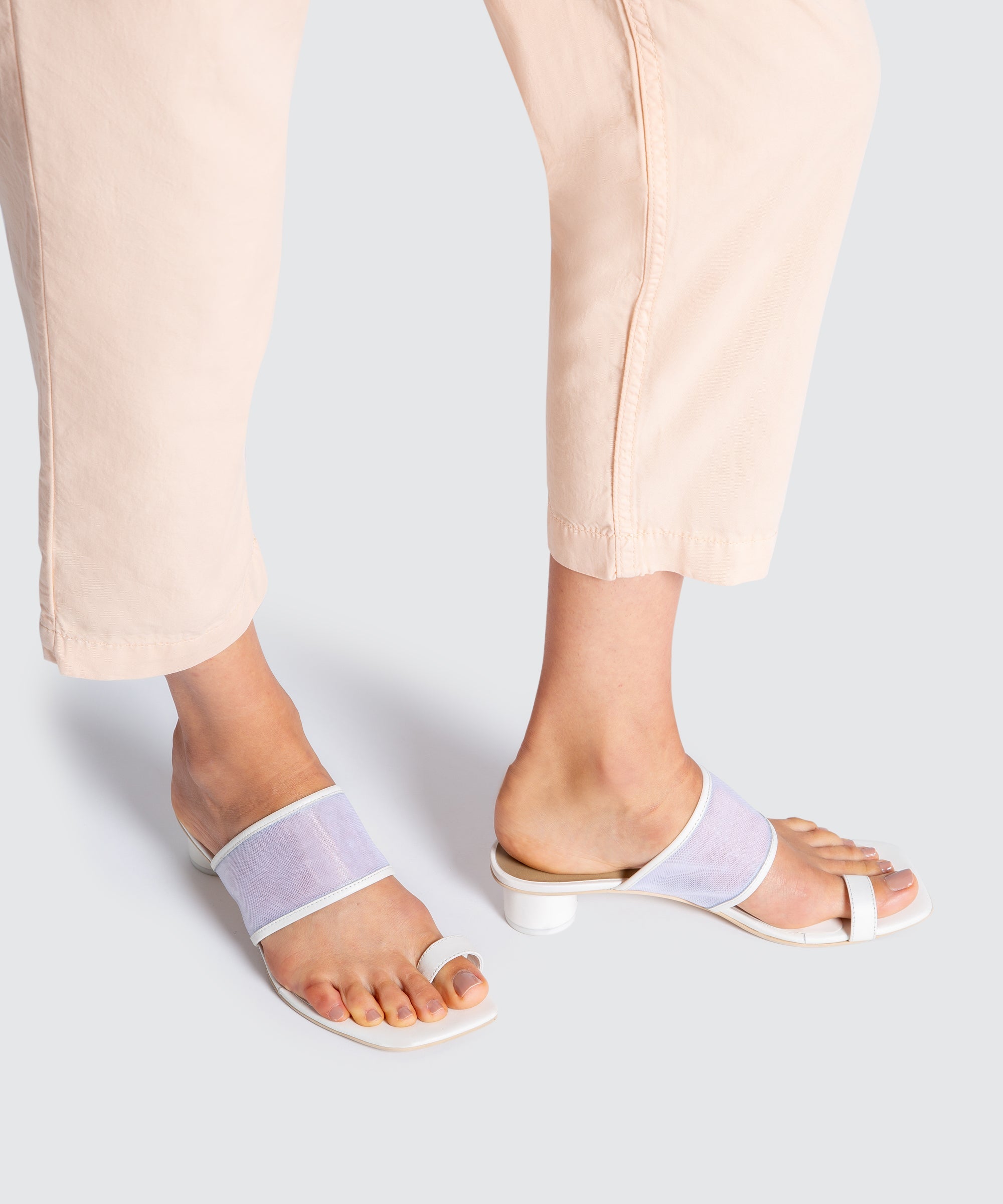 BAYSE Women's White High Heels - Elegant Pointed Toe Pumps for Work, Party & Wedding - Comfortable Dress Shoes for Women