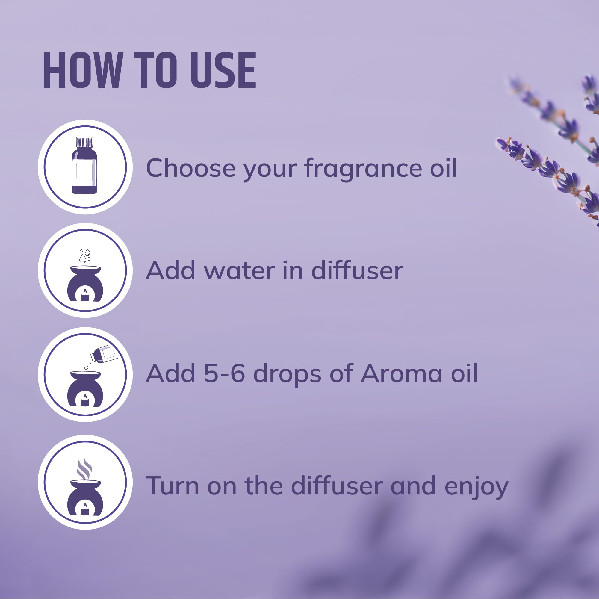 Aromahpure Lavender Essential Oil - 15ml | Premium Aromatherapy Oil for Relaxation & Meditation | IFRA Certified Fragrance Oil for Diffusers, Candles, Soaps & Home Scenting | Perfect for Stress Relief, Yoga & Bedtime Relaxation