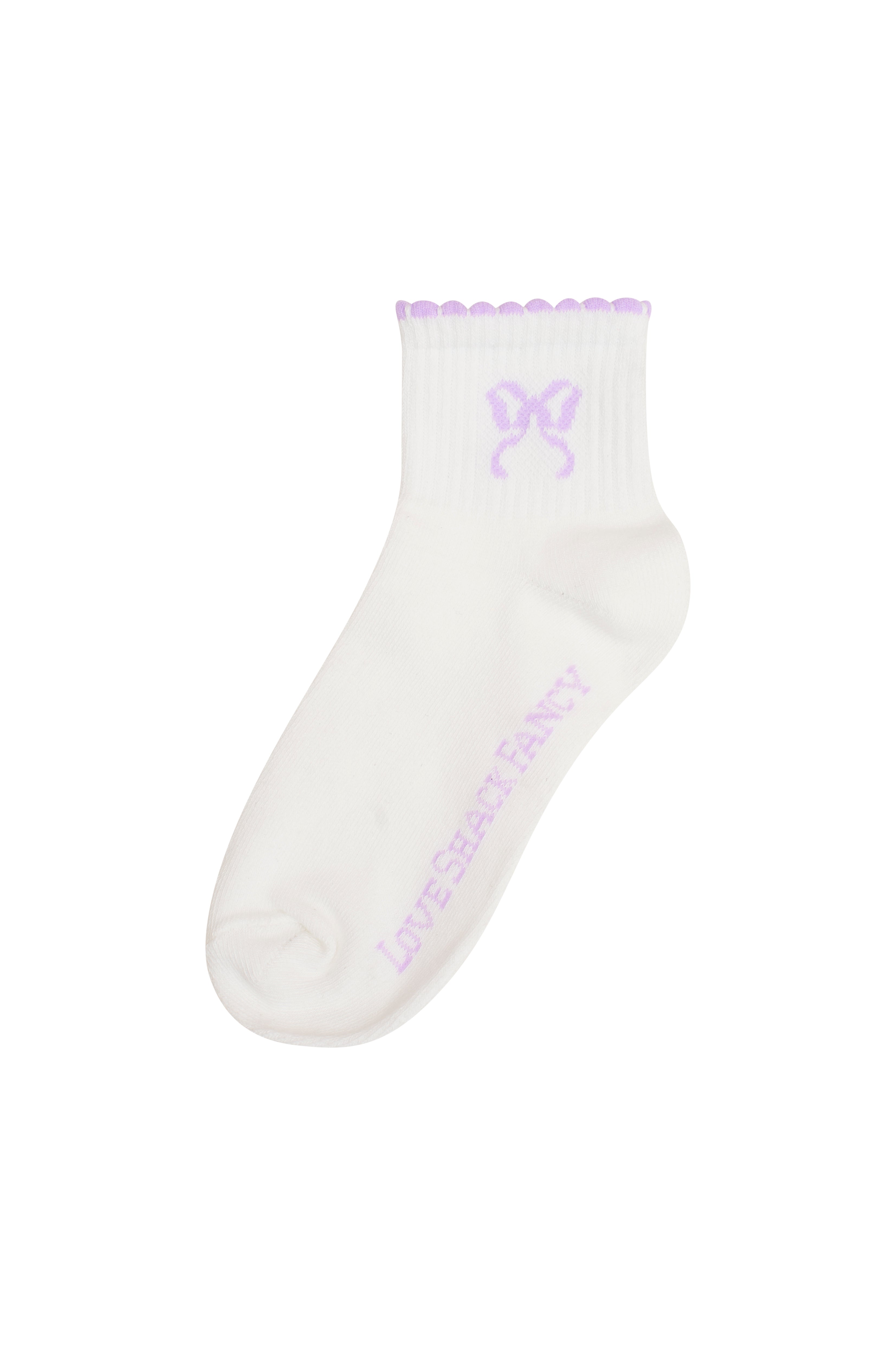 Doyenne Women's Cotton Bow Ankle Socks - Comfortable Casual Socks for Everyday Wear, Work, and Home