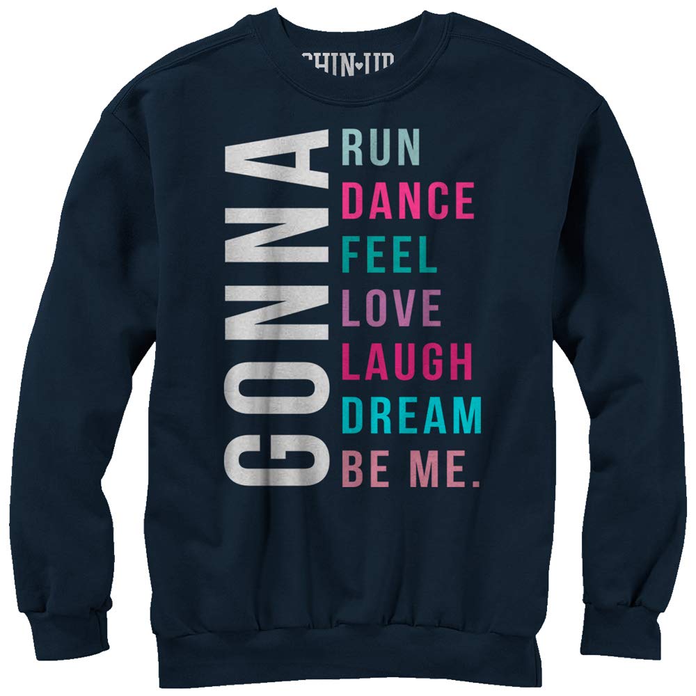 Women's Chin UP Gonna Be Me Sweatshirt - Motivational Pullover for Confidence & Self-Love - Perfect for Casual Wear, Gym, Yoga & Everyday Inspiration