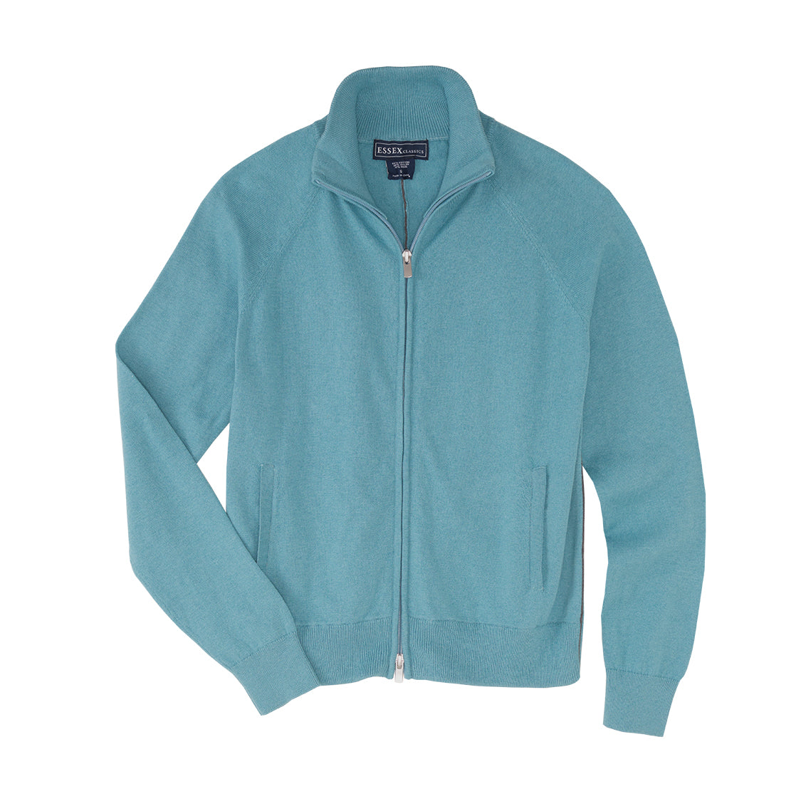 Essex Allie Mock Neck Zip Cardigan for Women - Cozy Knit Sweater with Front Zipper - Perfect for Fall & Winter Layering, Office Wear, and Casual Outfits