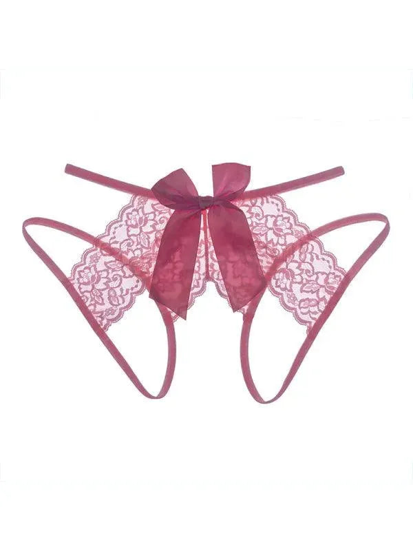 Pure Desire Women's Lace Thong Underwear - Sexy Comfortable Panties for Everyday Wear & Special Occasions