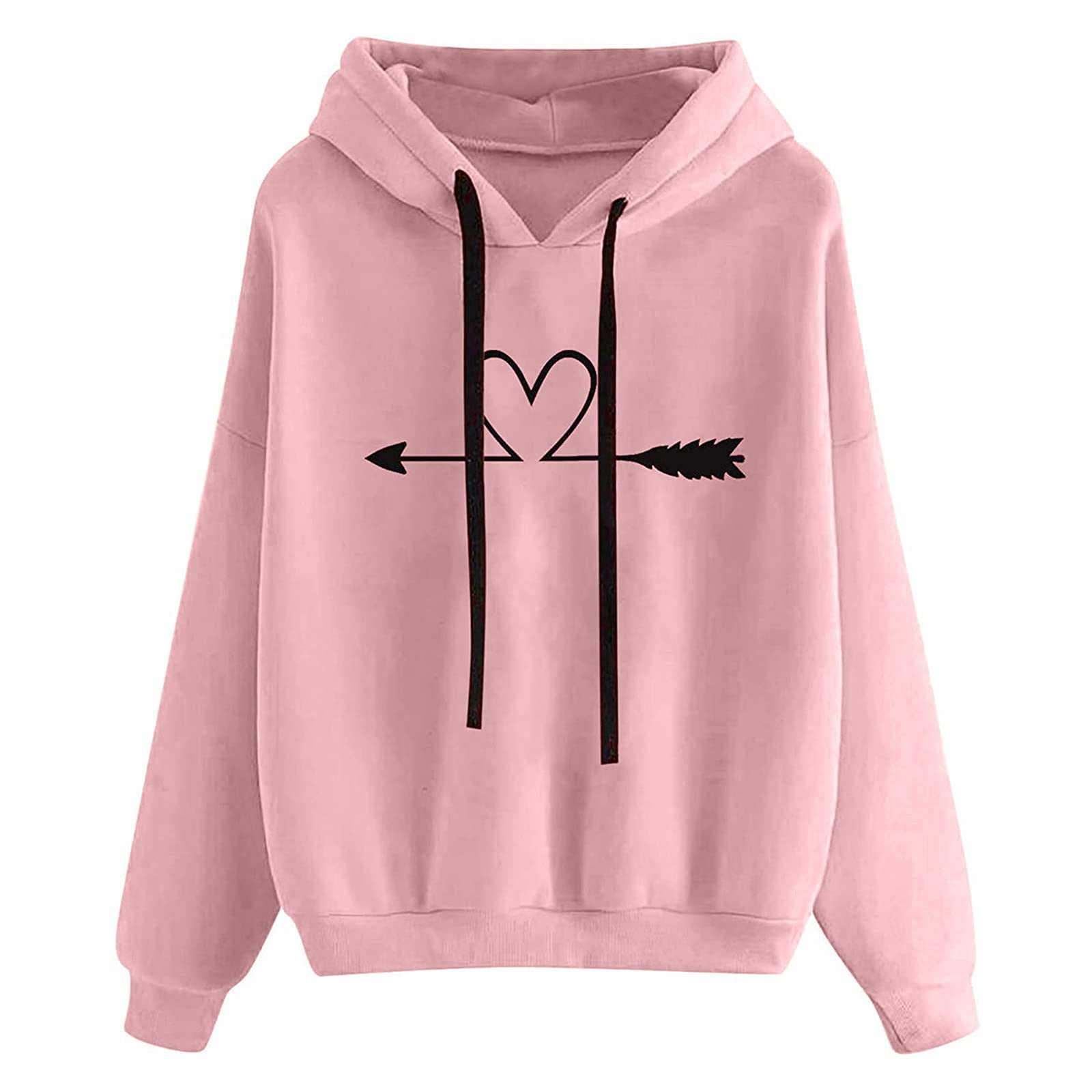 Women's Casual Hoodie - Soft Workout Sweatshirt Top for Gym, Running & Lounge Wear | Comfortable Pullover for Women's Fashion & Athleisure
