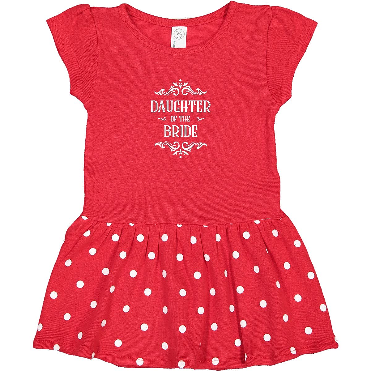 Daughter of The Bride Infant Dress - White for Weddings & Parties