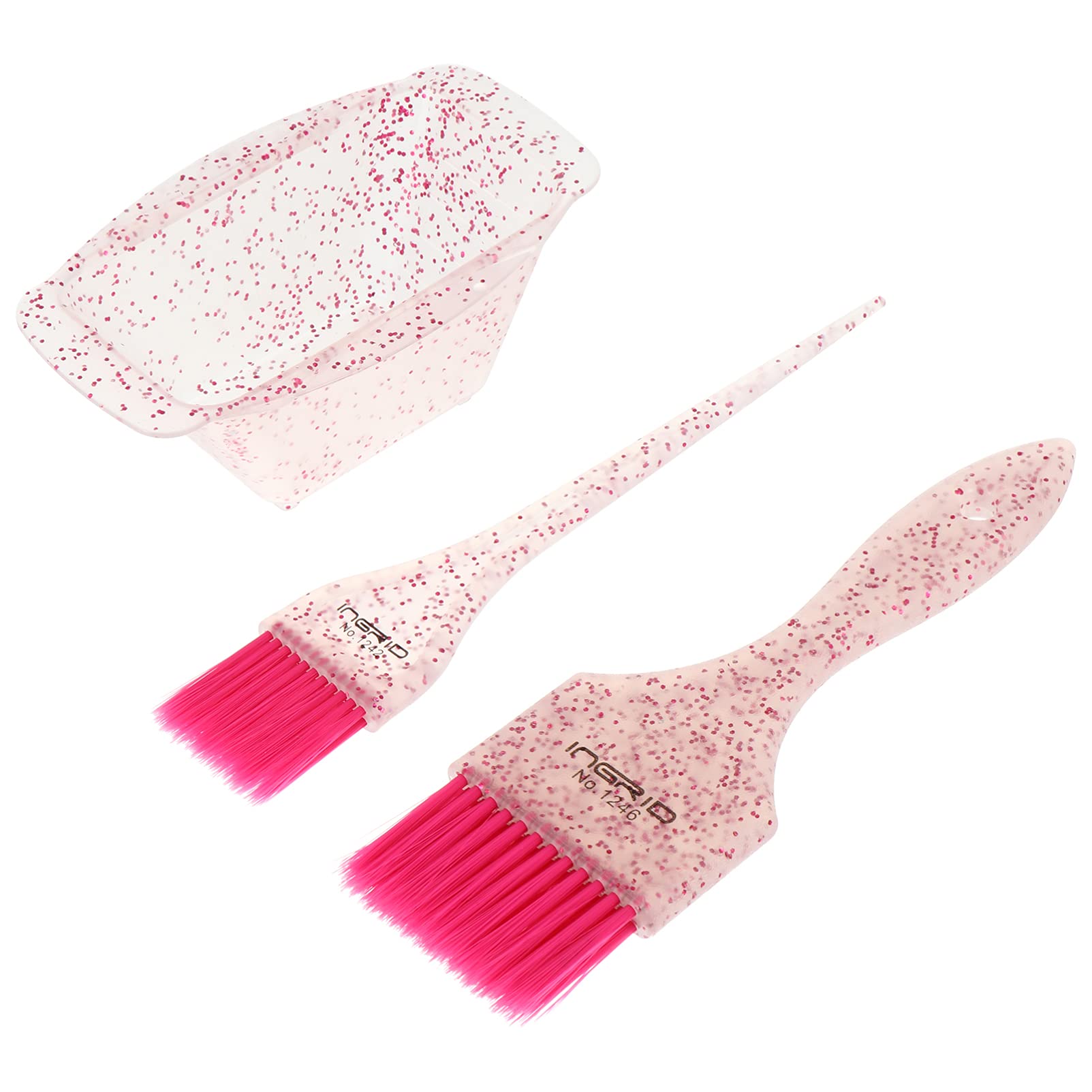 LALAFINA Hair Dye Brush & Bowl Set - Professional Hair Coloring Tools for Home Salon Use