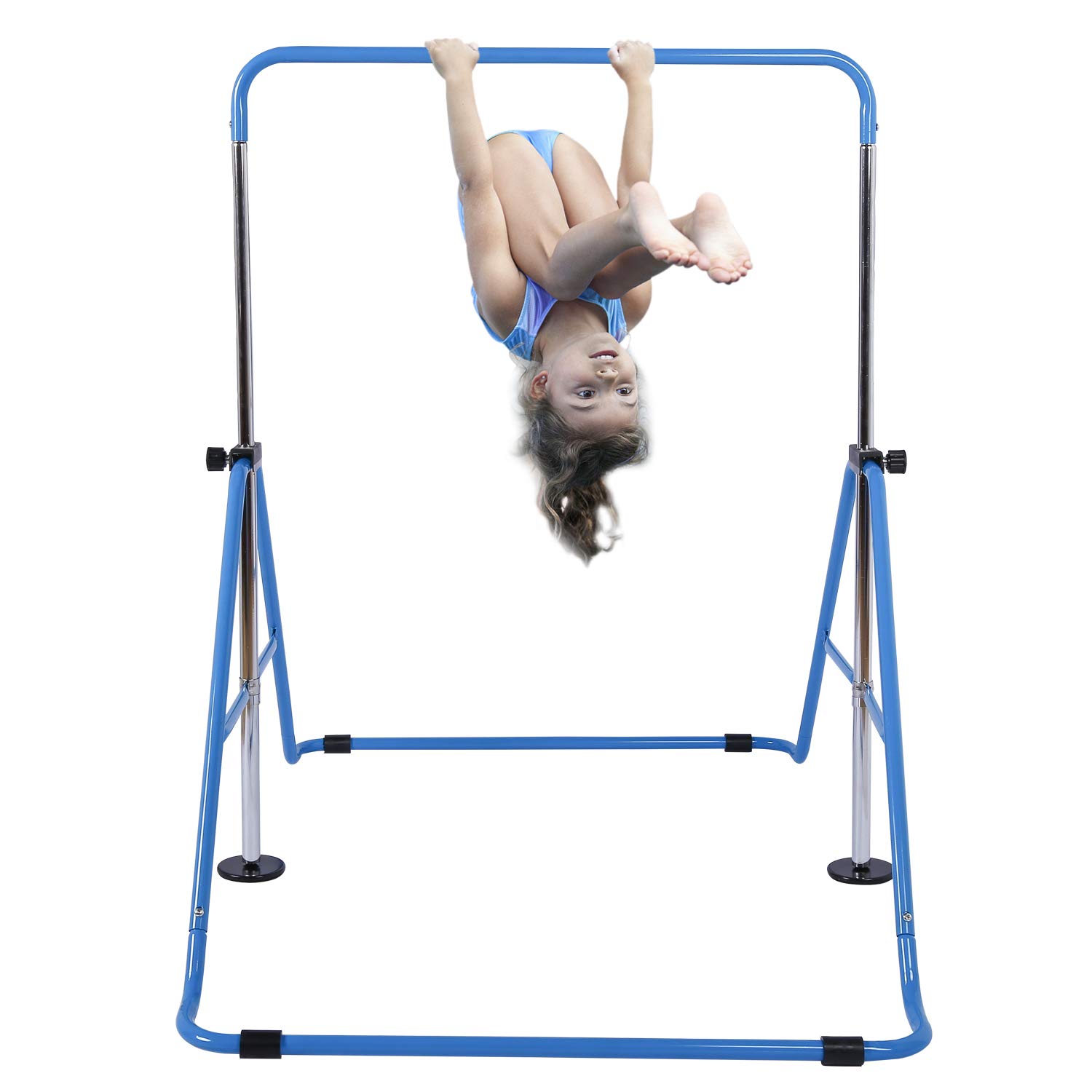 Adjustable Gymnastics Bar for Kids - Expandable Training Bar for Home & Gym