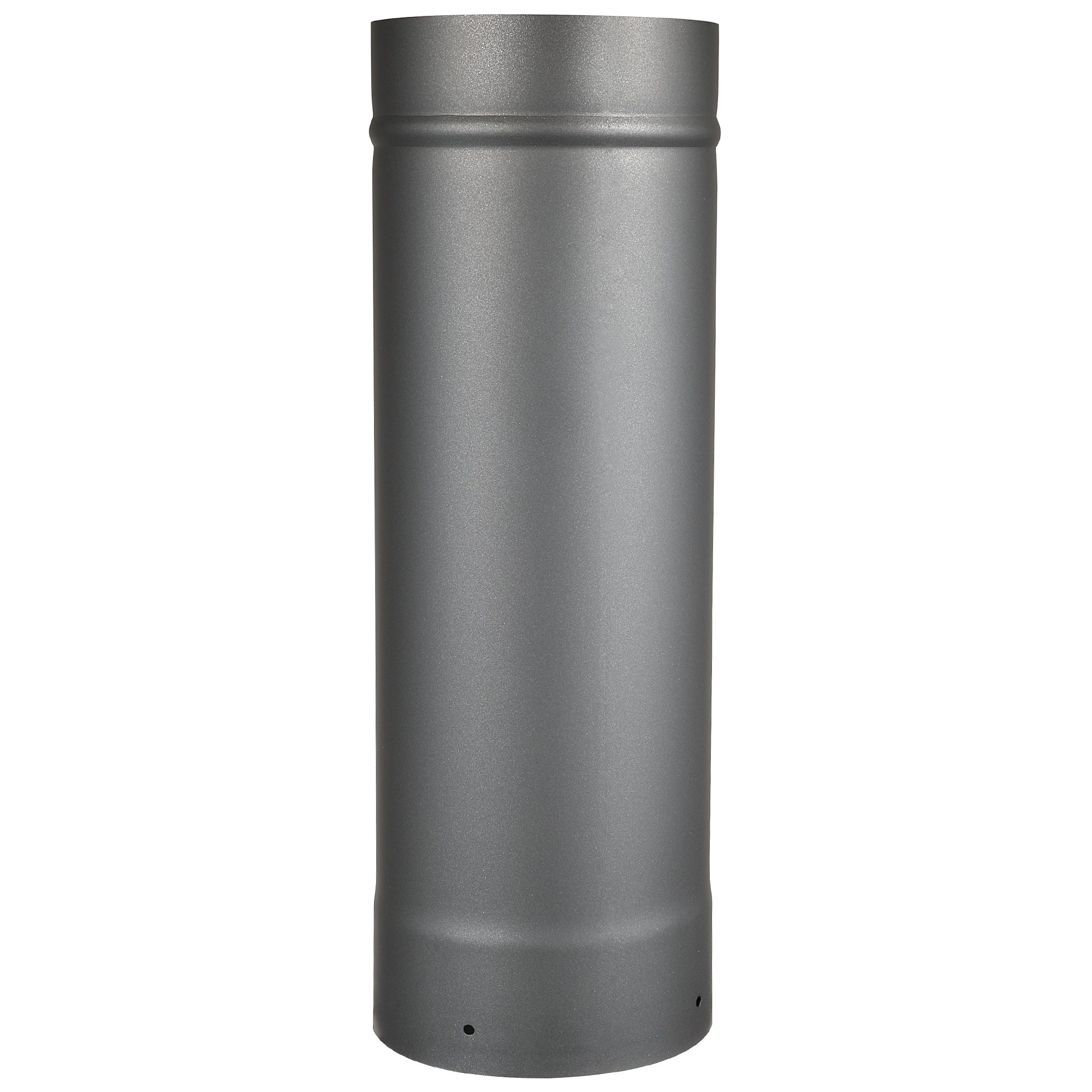 8-Inch Diameter x 48-Inch Long Single Wall Black Stove Pipe - Heavy Duty Venting for Wood Stoves, Fireplaces & Heating Systems (Indoor/Outdoor Use)