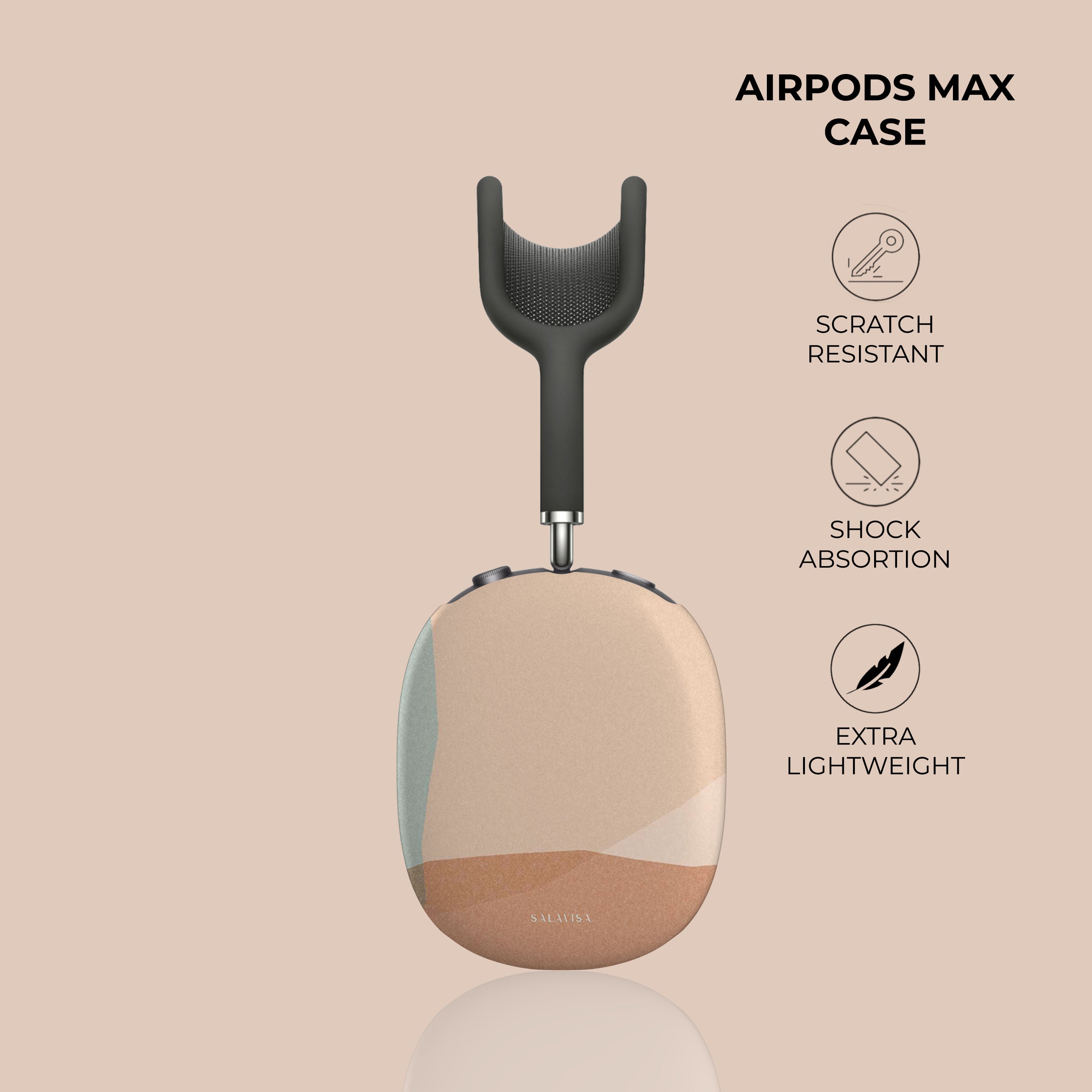 Premium AirPods Max Protective Case - Shockproof & Scratch-Resistant Cover for Apple AirPods Max Headphones - Perfect for Travel, Gym & Daily Use