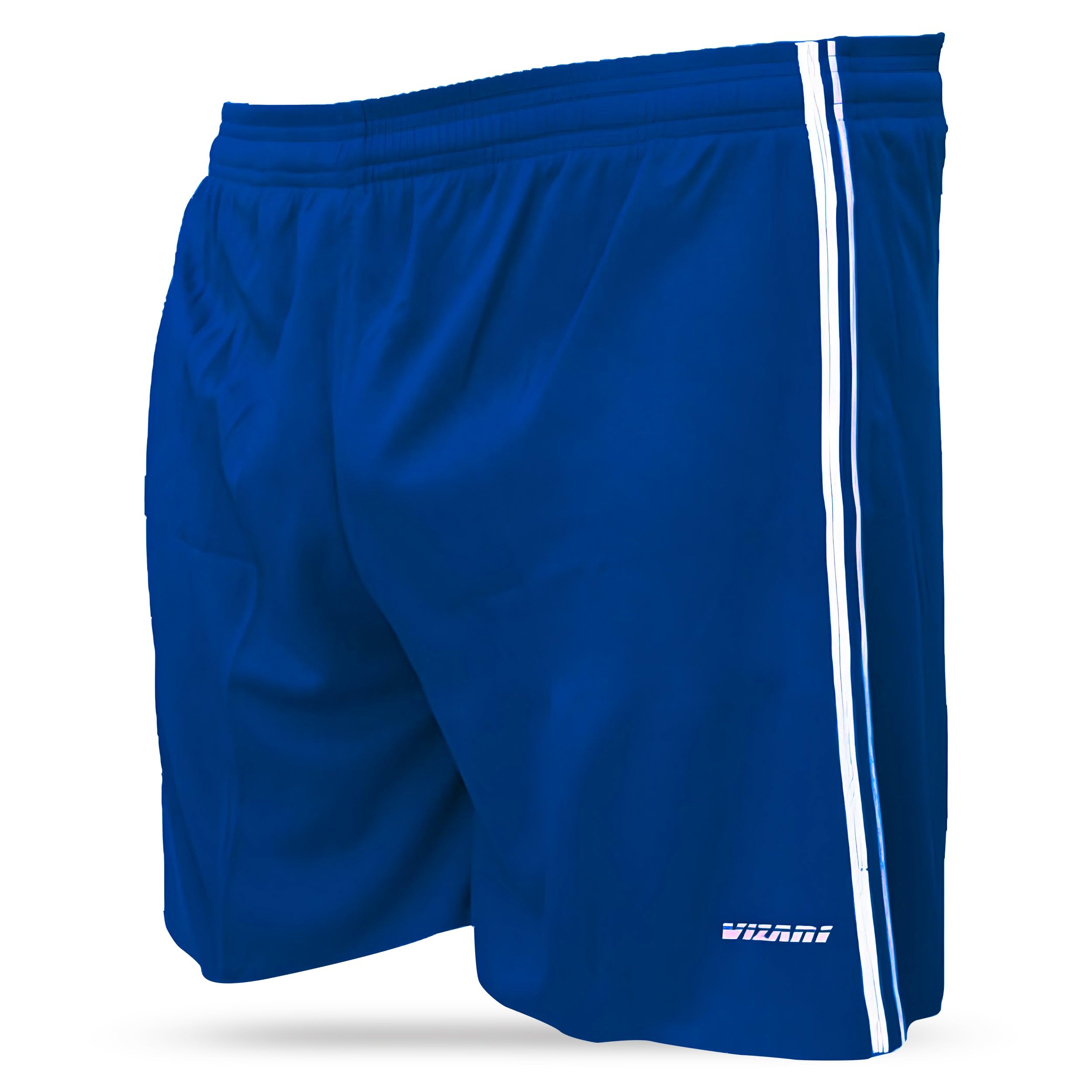 Vizari Men's Athletic Shorts - Lightweight & Breathable Polyester Workout Shorts for Soccer, Gym, Running, Training & Casual Wear | Quick-Dry Sports Apparel for Active Lifestyles