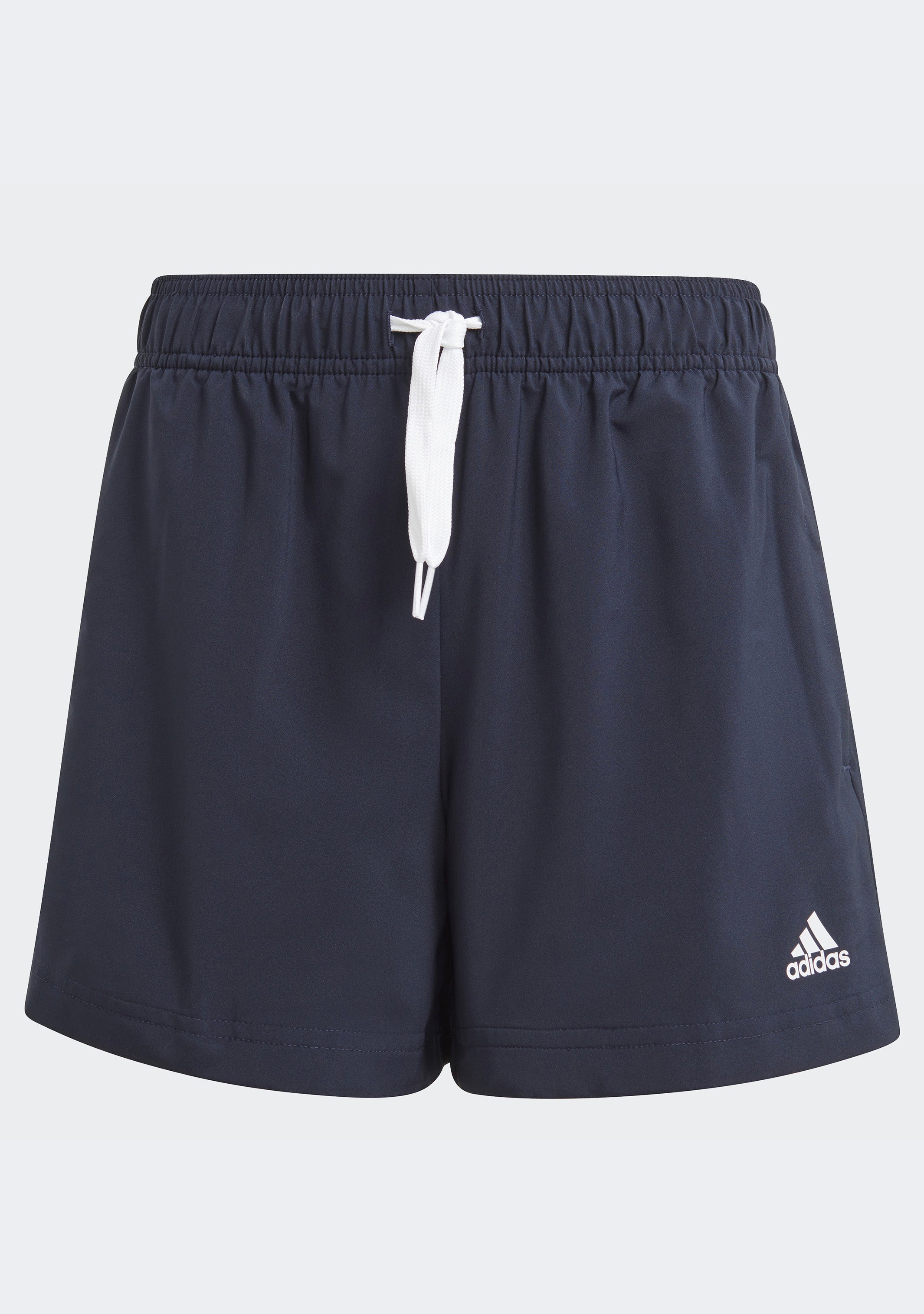 Adidas Boys Small Logo Chelsea Shorts - Navy Blue Athletic Shorts for Kids | Comfortable & Stylish for Sports, Play & Everyday Wear