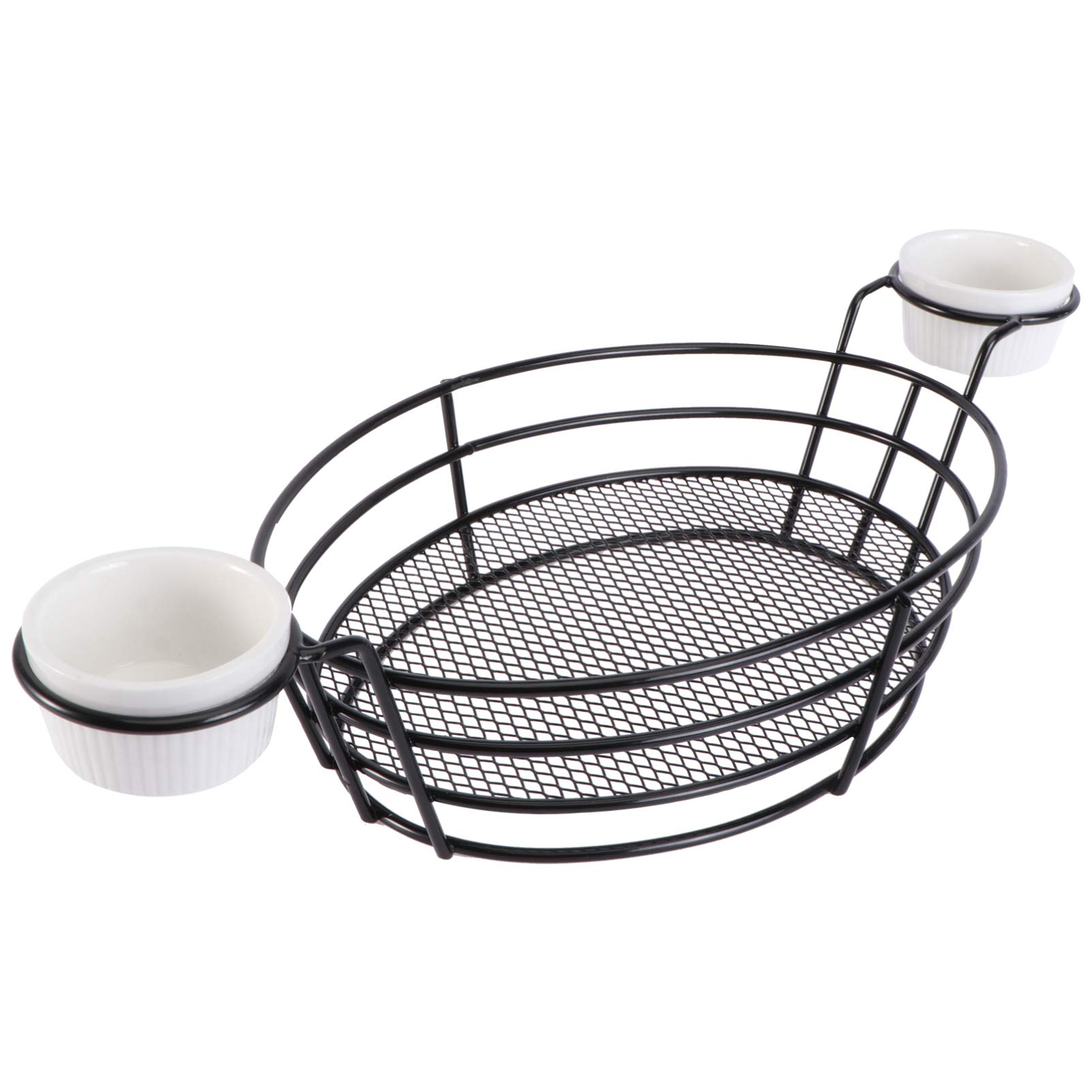 Metal Fry Basket Set with Sauce Cup - Kitchen & Restaurant Use