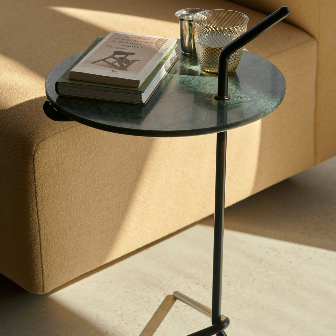 Halten SH9 Side Table - Modern End Table with Storage Shelf, Small Nightstand for Bedroom, Living Room, Office | Compact Accent Table for Home Decor, Coffee Table Companion