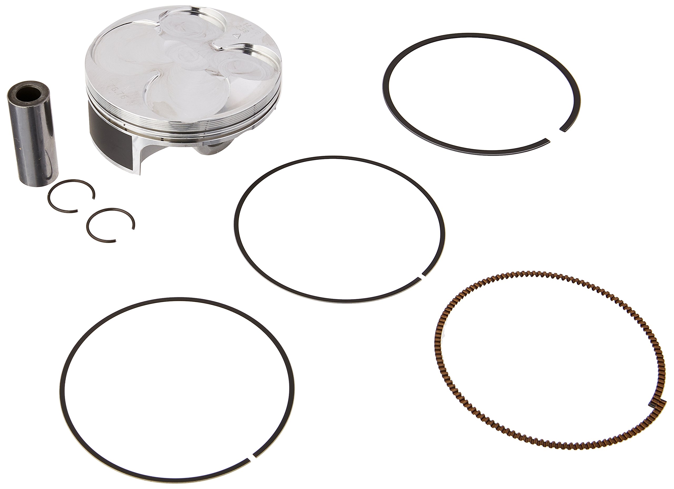 Vertex 23962A Forged High Compression Piston Kit - Performance Upgrade for Motorcycle, ATV & Small Engine - Improves Power & Efficiency for Racing & Off-Road Use