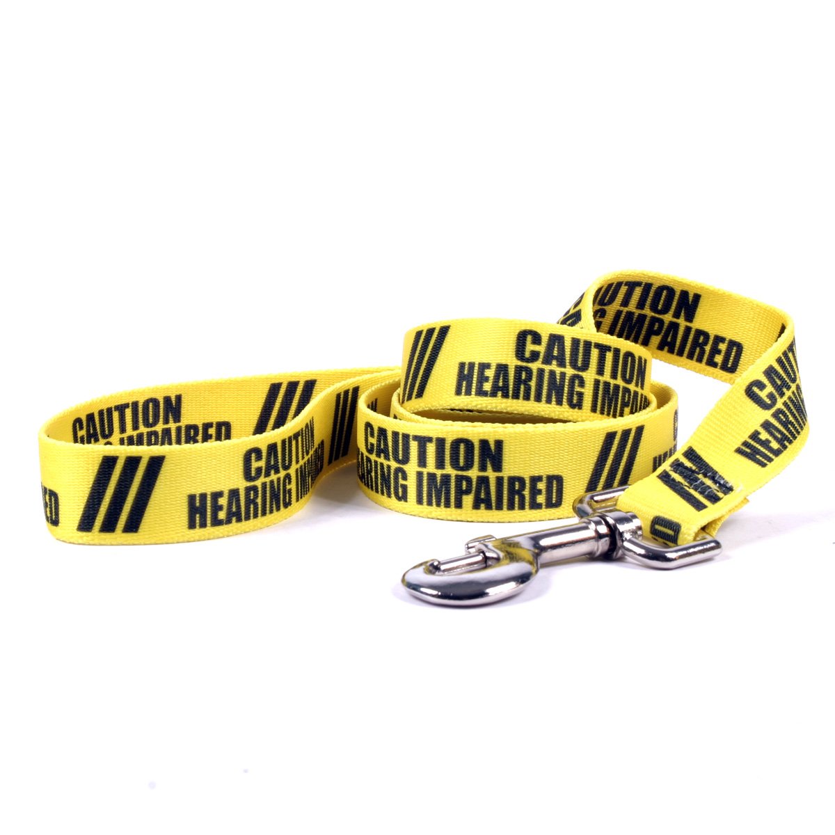 Yellow Dog Design Caution Hearing Impaired Dog Leash - 1