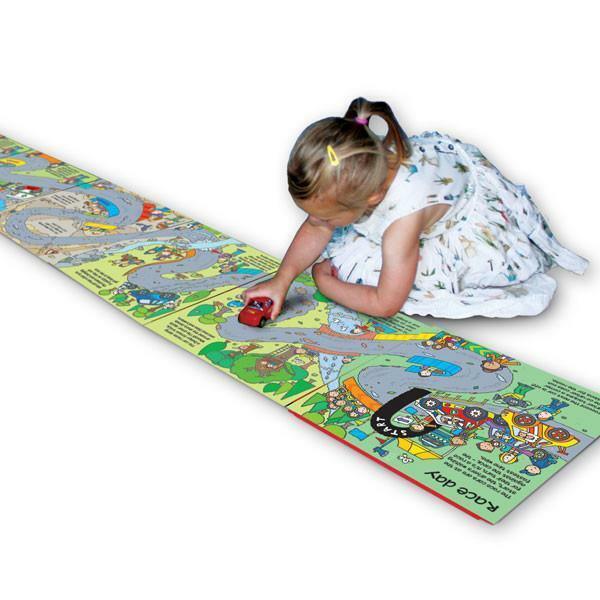 Convertible Book Racing Car Toy - Interactive 3-in-1 Storybook & Toy Vehicle for Kids - Perfect for Bedtime Stories, Playtime & Learning Activities