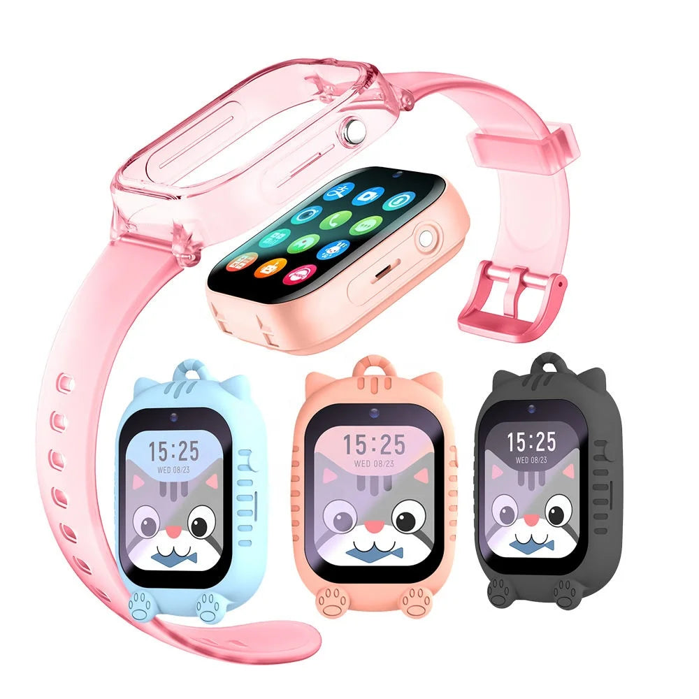 **K26 2024 Newest 4G GPS Smart Watch for Kids - Waterproof Tracker with SOS Call & Real-Time Location - Perfect for School, Outdoor Play & Safety Monitoring**