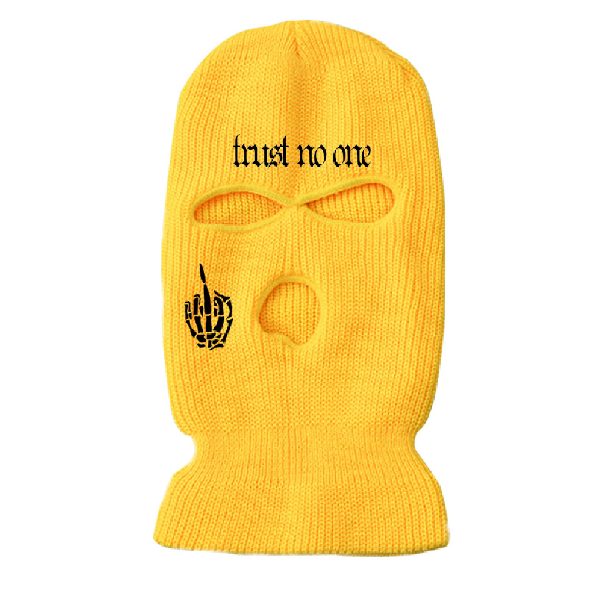 ISWMM 3-Hole Wool Knit Ski Mask - Winter Warm Balaclava for Skiing, Snowboarding, Cycling & Outdoor Activities - Windproof Face Cover for Cold Weather Protection